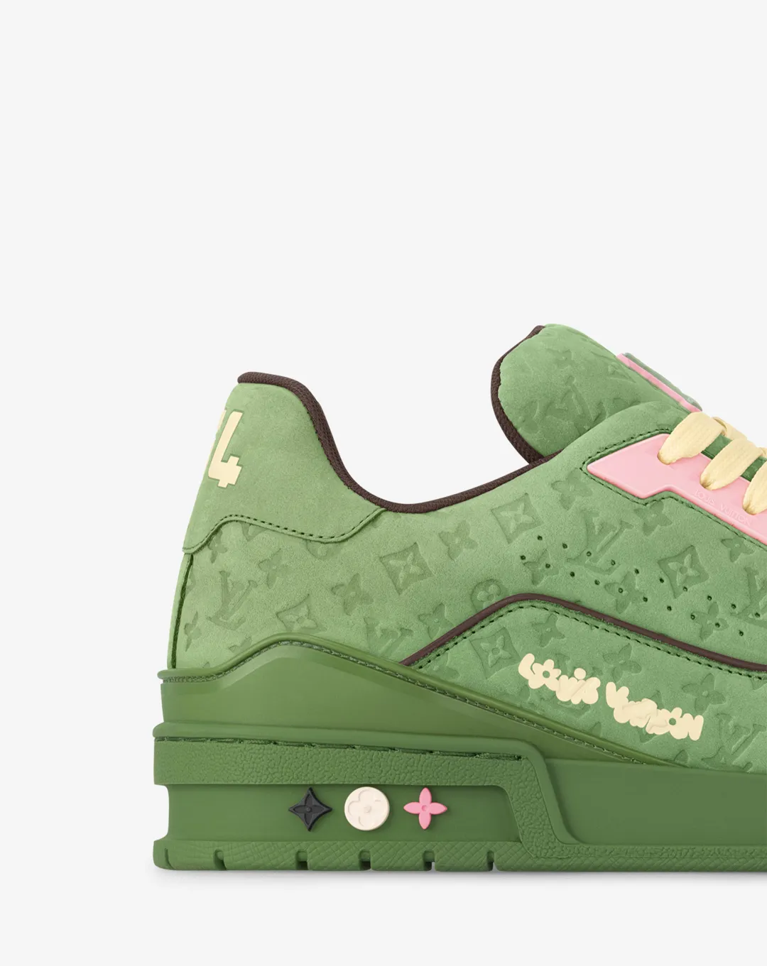 Louis Vuitton Trainer Green Sneakers