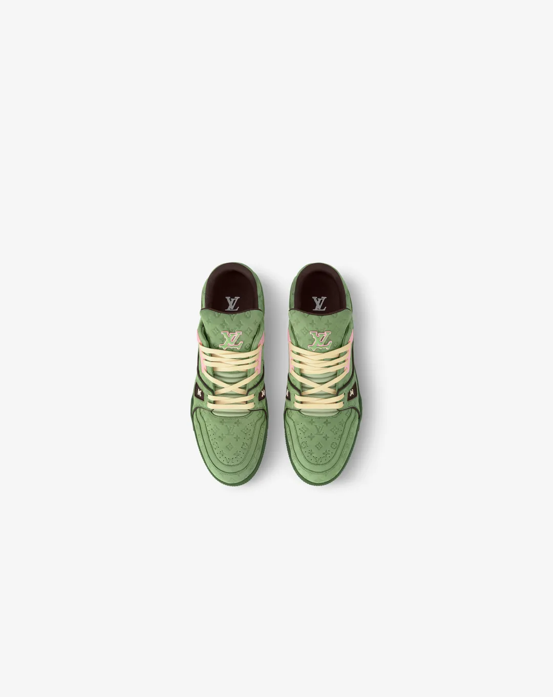 Louis Vuitton Trainer Green Sneakers