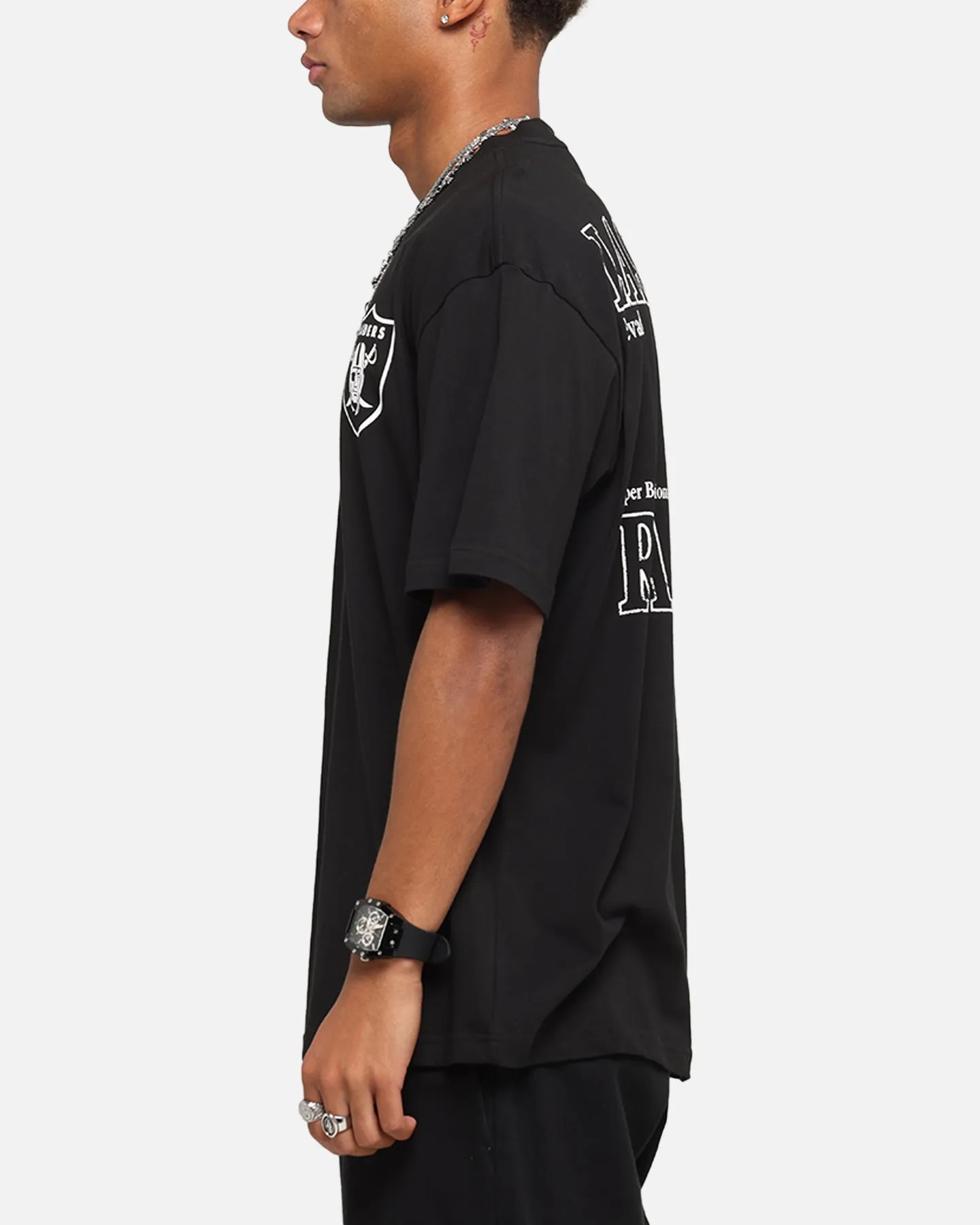 Majestic Athletic Las Vegas Raiders Cassell Wordmark T-Shirt Black