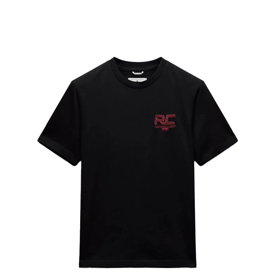 MIDWEIGHT JERSEY RACING T-SHIRT BLACK/INFARED