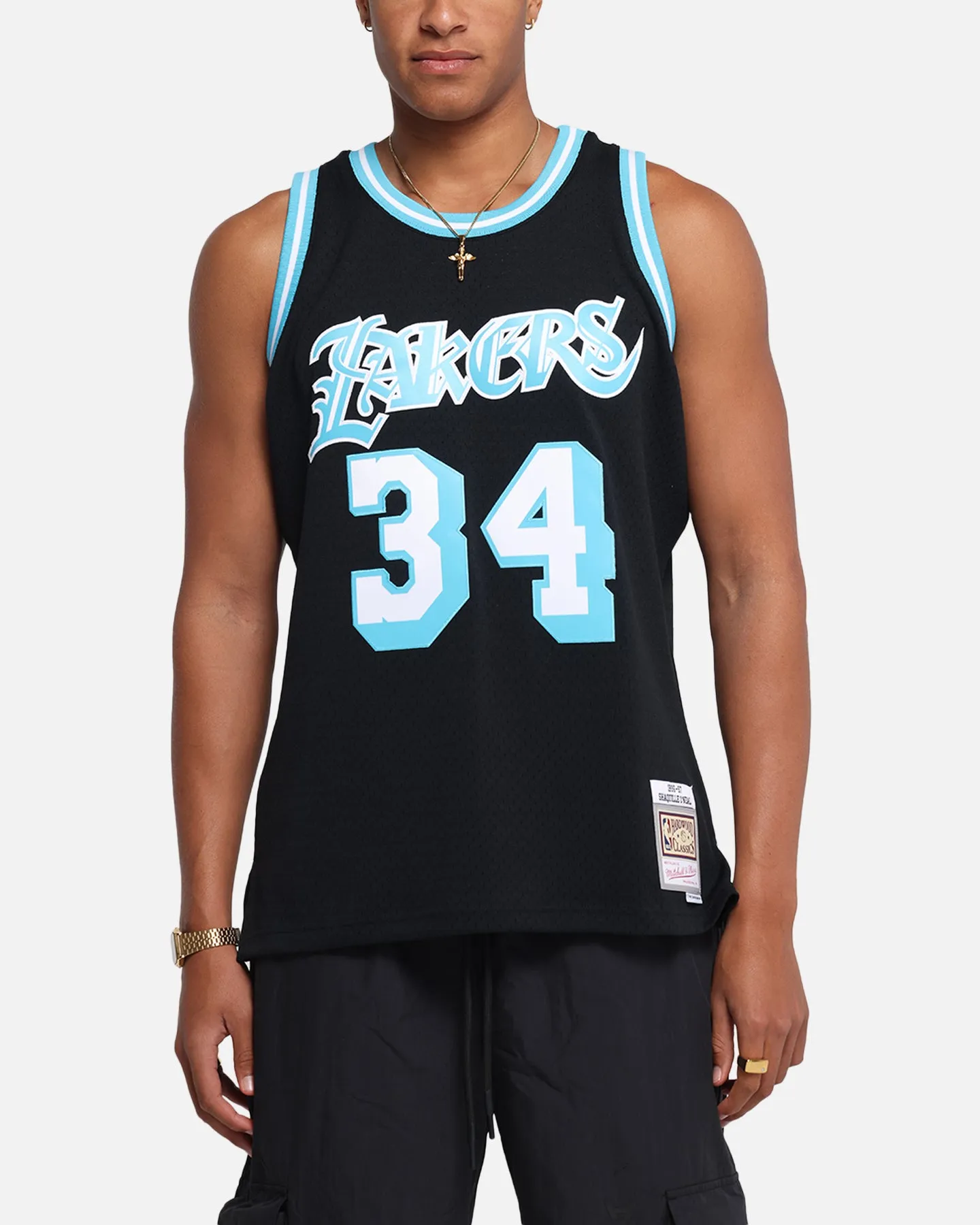 Mitchell & Ness Los Angeles Lakers Shaquille O'Neal Legends Jersey Black/Blue