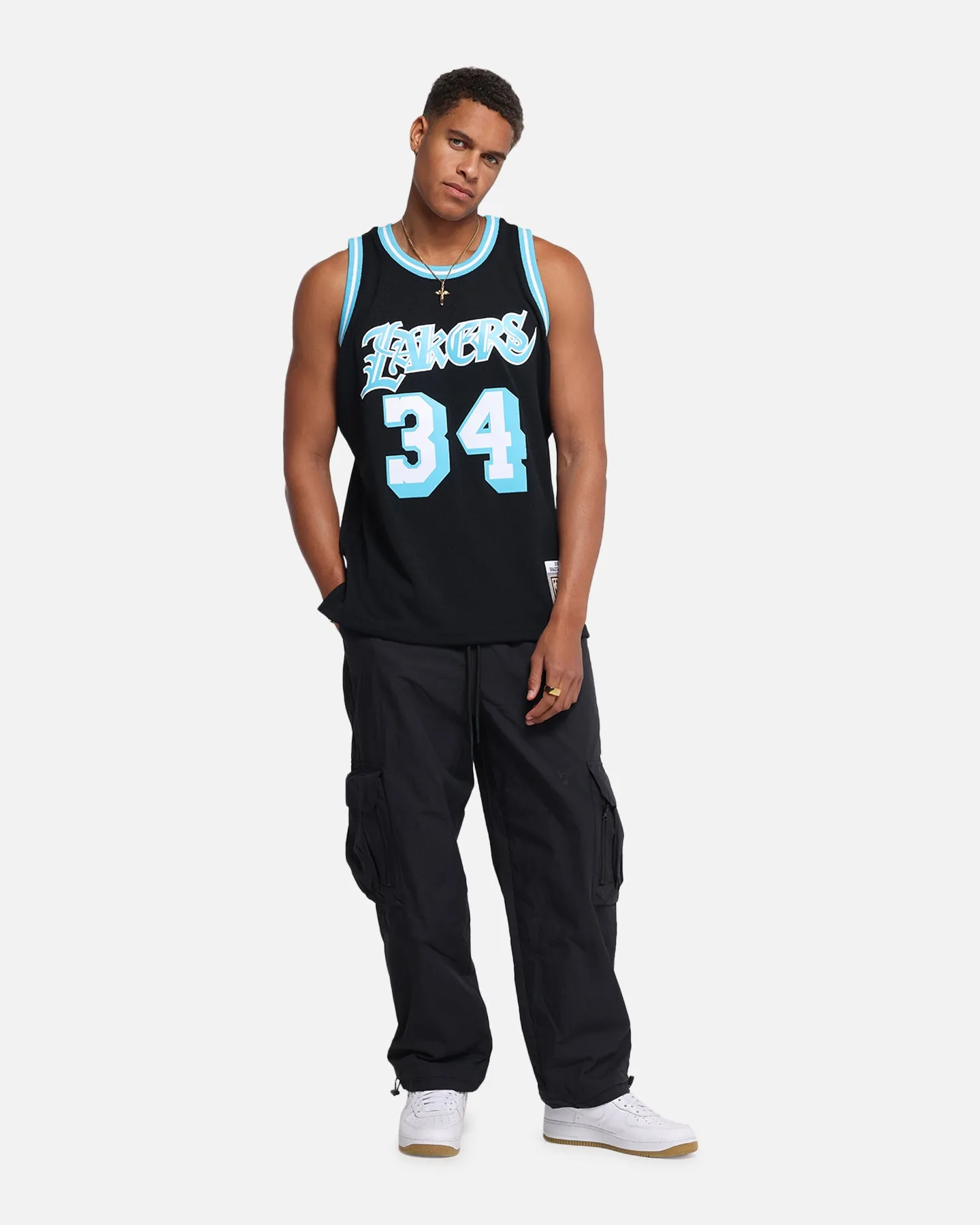 Mitchell & Ness Los Angeles Lakers Shaquille O'Neal Legends Jersey Black/Blue