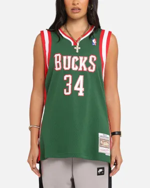 Mitchell & Ness Milwaukee Bucks Giannis Antetokounmpo Swing Jersey Dark Green
