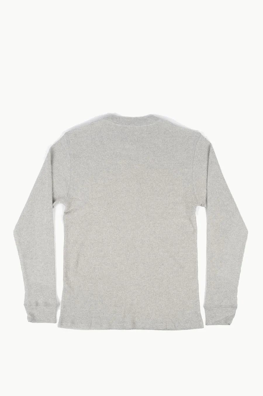 NEW BALANCE LONG SLEEVE THERMAL T-SHIRT ATHLETIC GREY