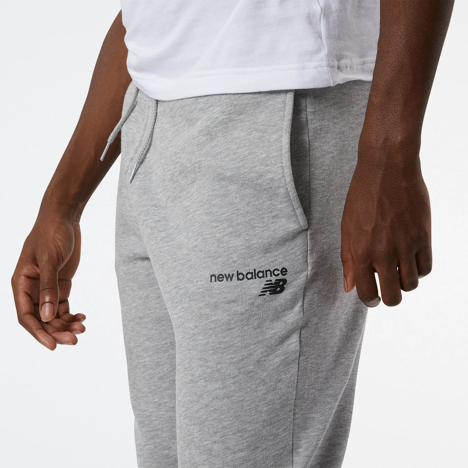New Balance Men Classic Core Fleece Pant Athletic Grey MP03904-AG