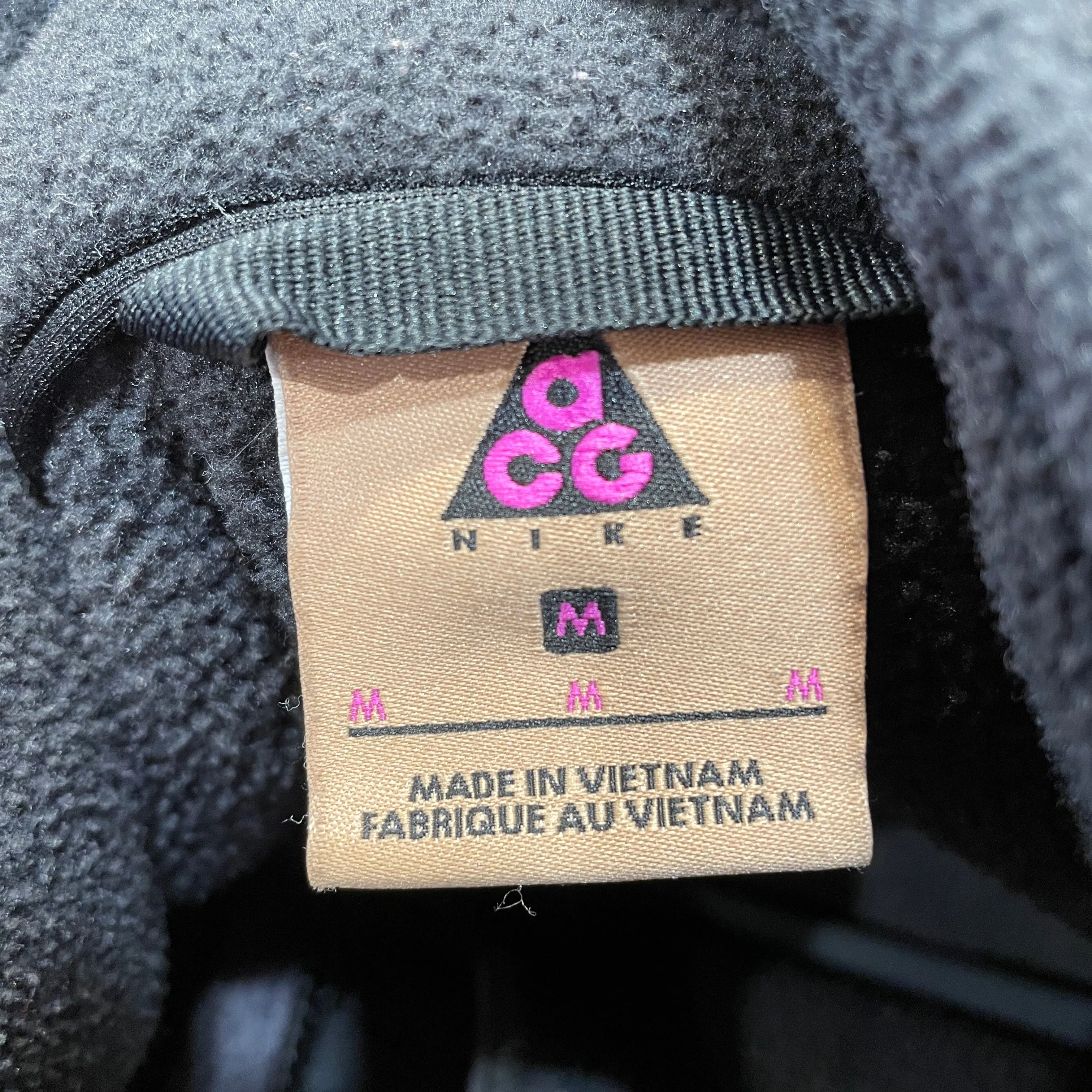 NIKE ACG/Fleece Jkt/M/Cotton/BLK/