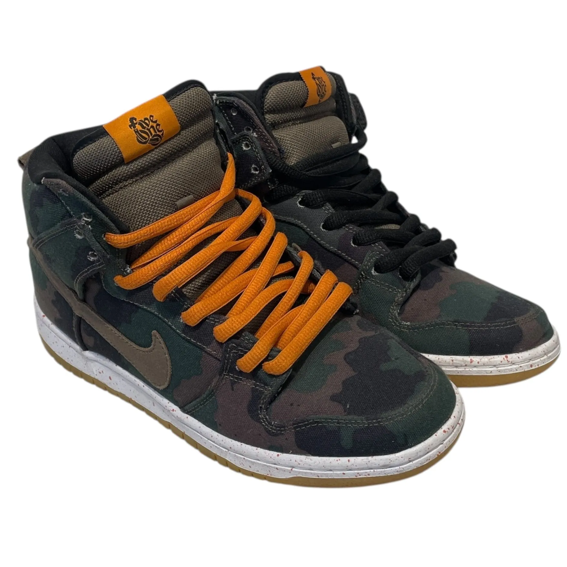 NIKE SB/Hi-Sneakers/US 8/Camouflage/GRN/fiveoneo