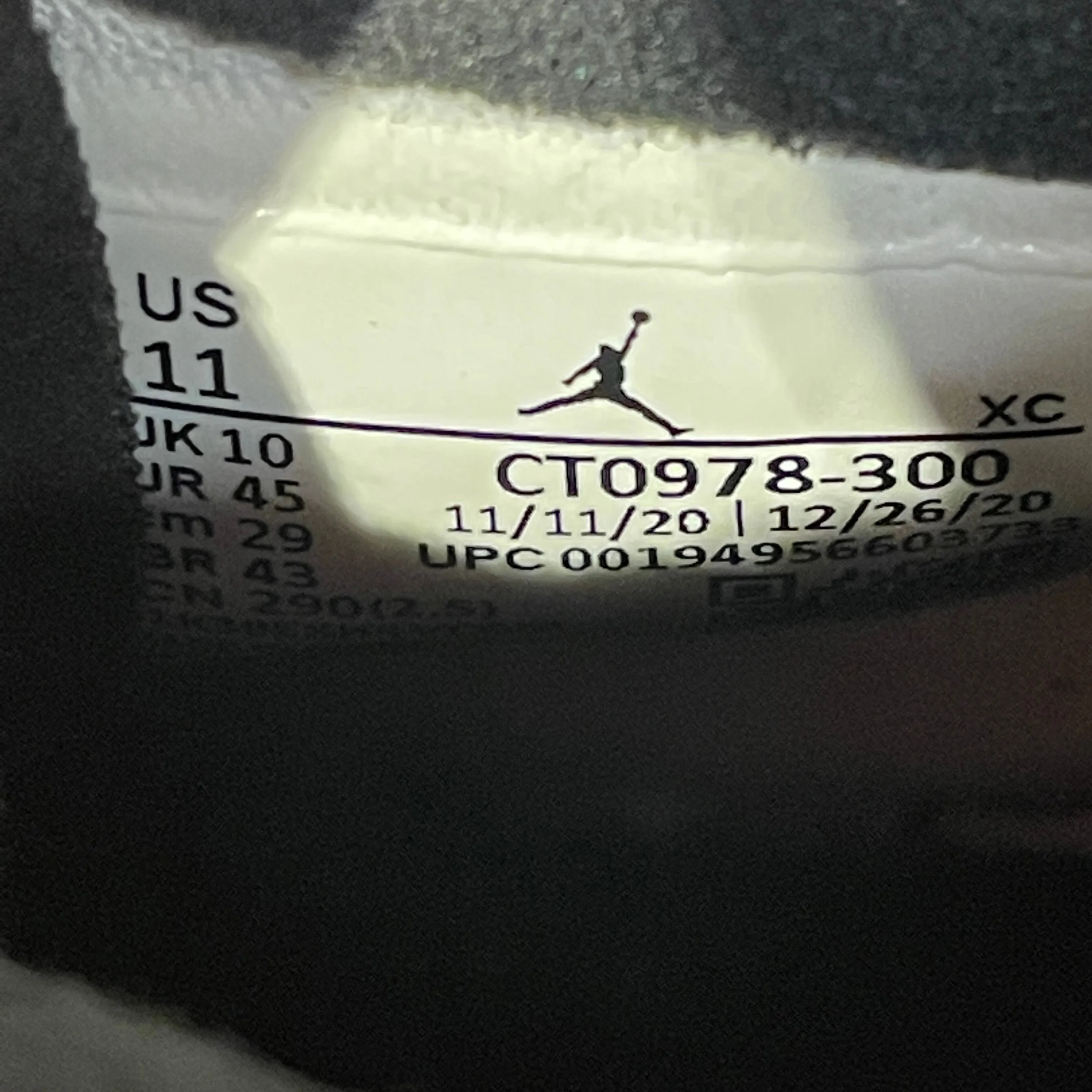 NIKE/AIR JORDAN 1 ZOOM CMFT/Hi-Sneakers/US 11/Cotton/GRN/CT0978-300