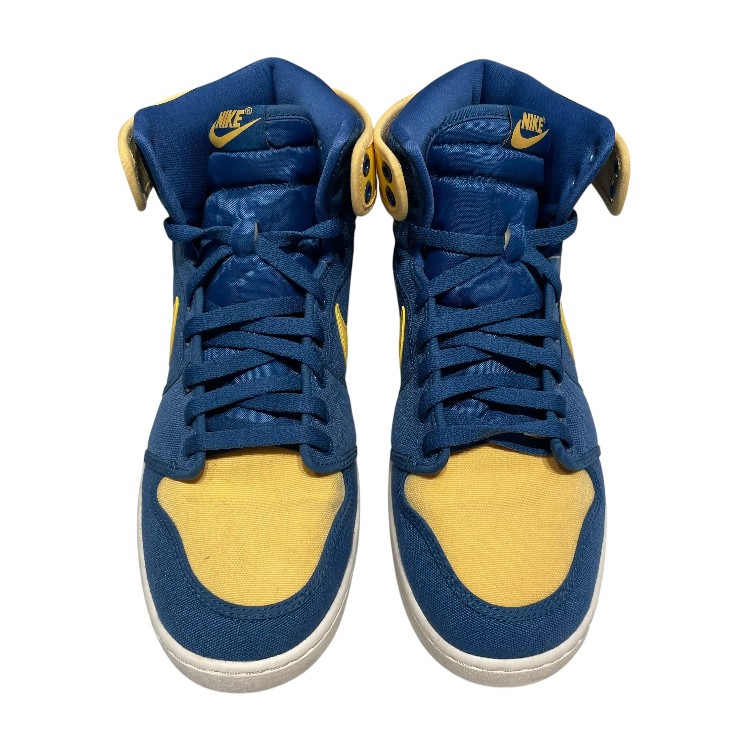 NIKE/Hi-Sneakers/US 12/Cotton/BLU/KO !