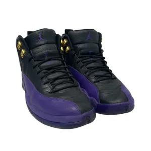 NIKE/Hi-Sneakers/US 12/Leather/BLK/Jordan 12 Field Purple