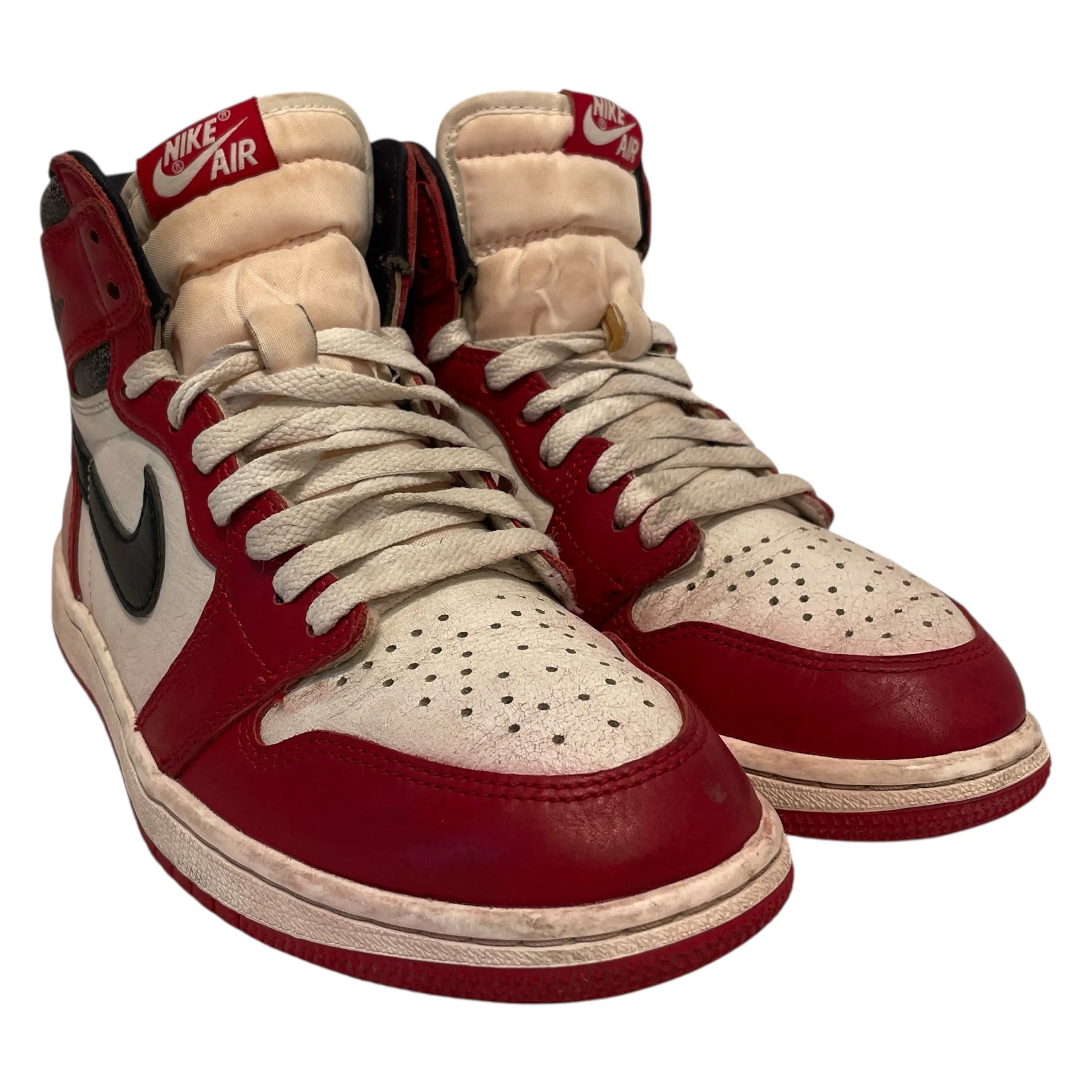 NIKE/Hi-Sneakers/US 8/Leather/RED/Jordan 1 Lost and Found