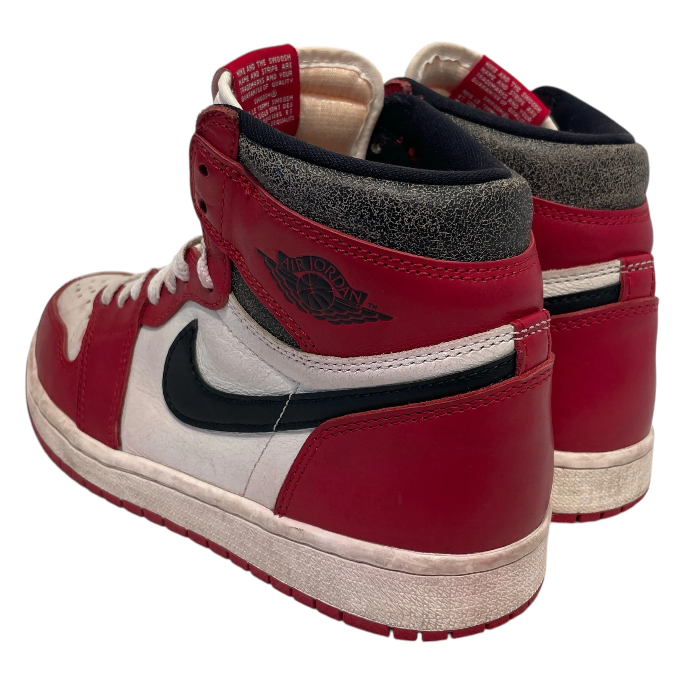 NIKE/Hi-Sneakers/US 8/Leather/RED/Jordan 1 Lost and Found