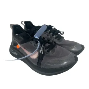 NIKE/OFF-WHITE/Low-Sneakers/US 12/Nylon/BLK/Nike Zoom Fly SP x Off-White