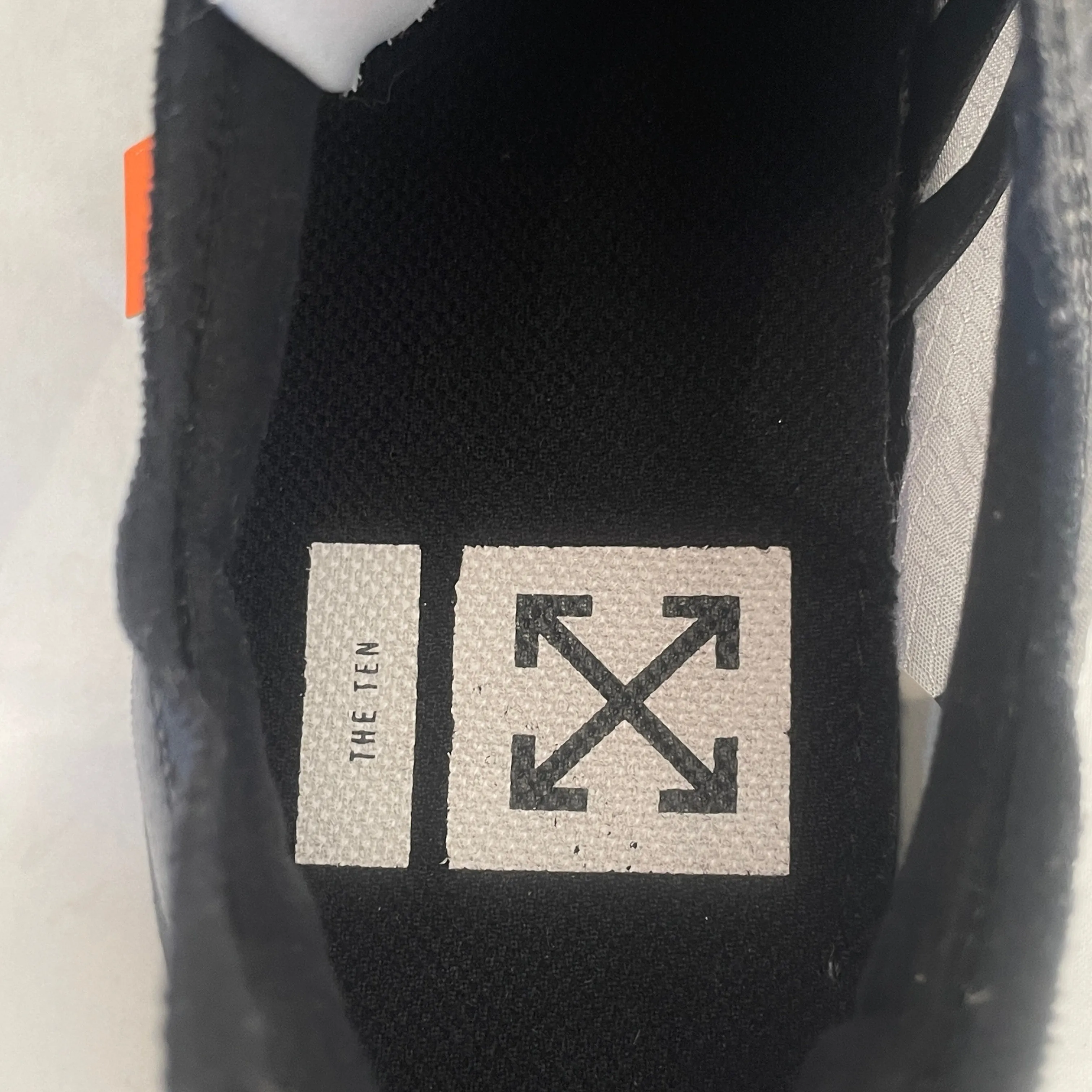 NIKE/OFF-WHITE/Low-Sneakers/US 12/Nylon/BLK/Nike Zoom Fly SP x Off-White