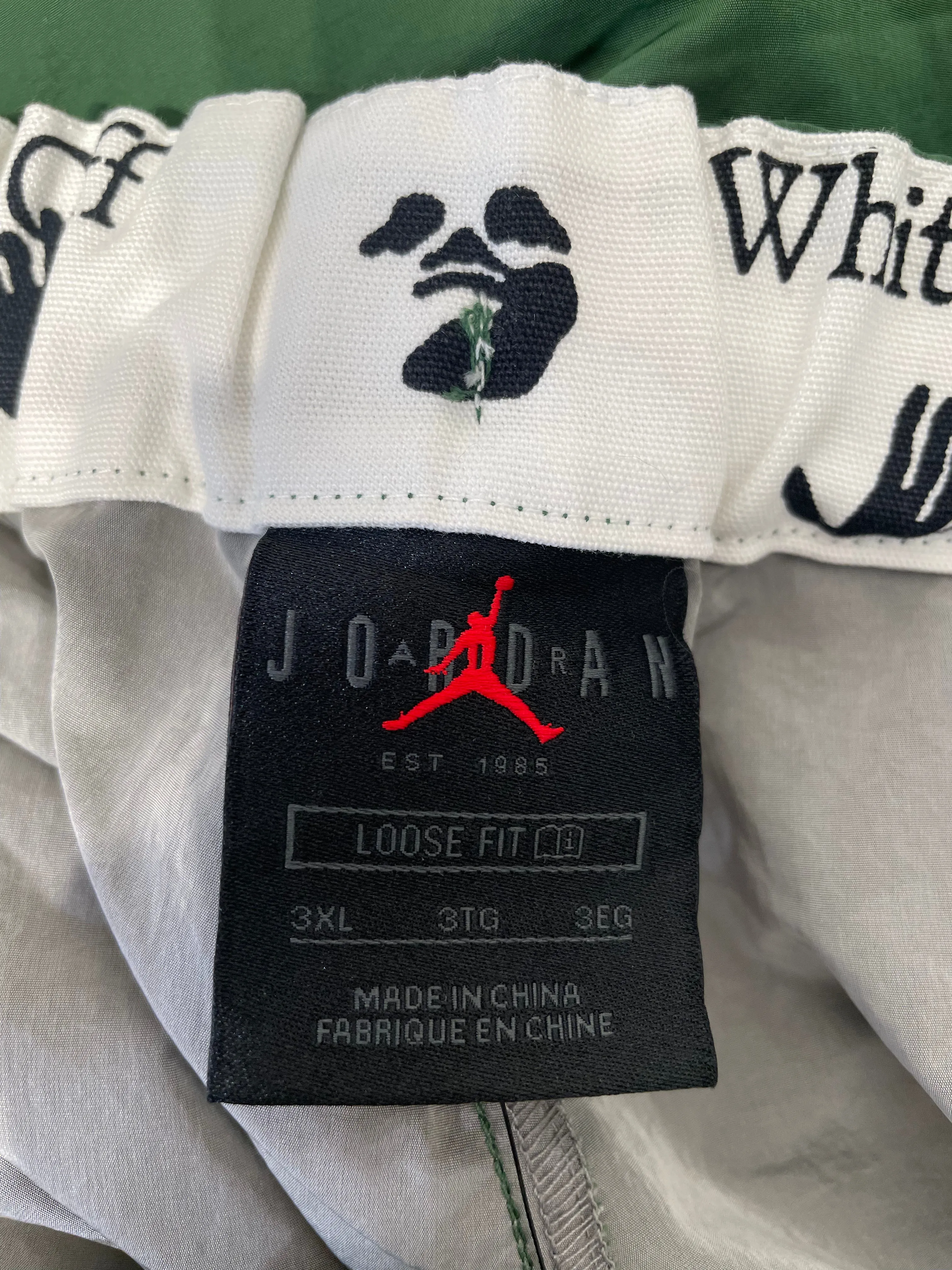 NIKE/Shorts/XXXL/Nylon/GRN/Jordan x Off-White Green Short