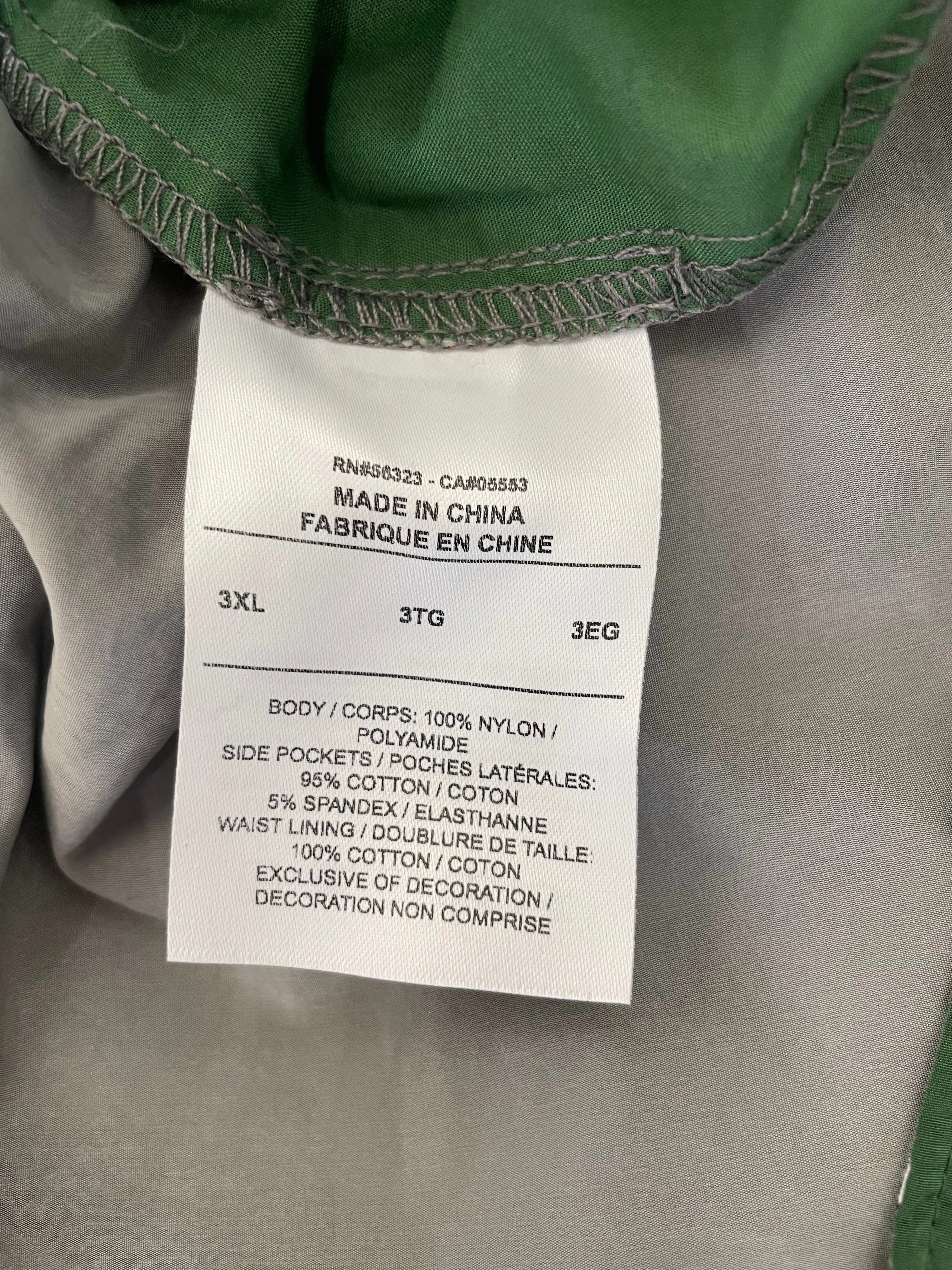 NIKE/Shorts/XXXL/Nylon/GRN/Jordan x Off-White Green Short