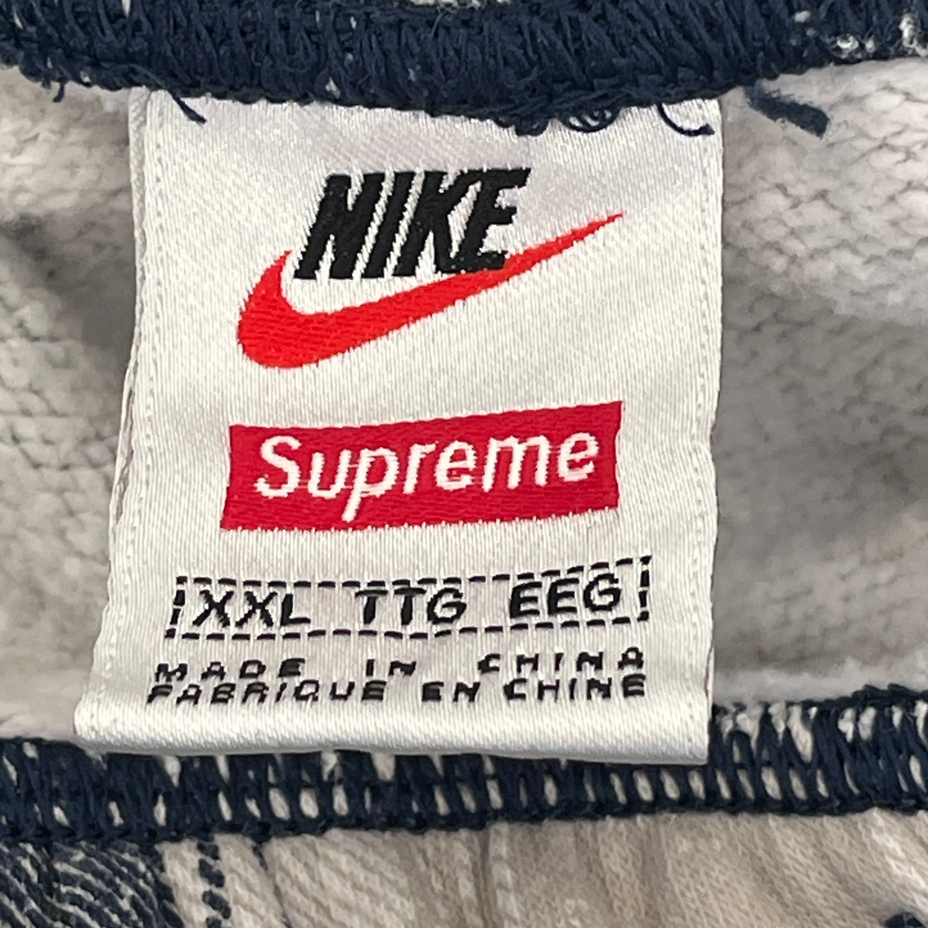 NIKE/T-Shirt/XXL/Cotton/BLK/OFF WHITE EAGLE TEE