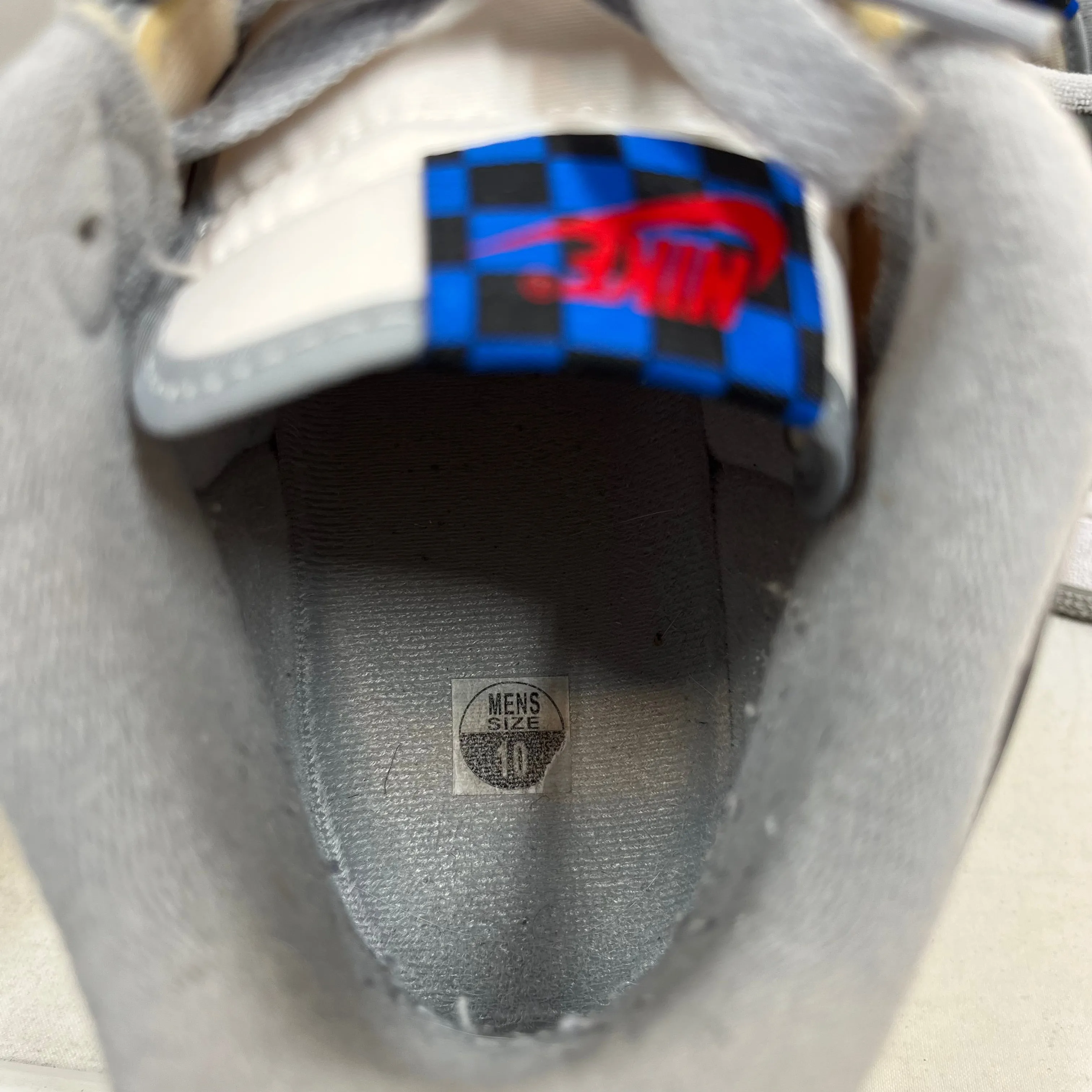 NIKE/TRAVIS SCOTT X MAC ATTACK/Hi-Sneakers/US 10/Leather/GRY/HF4198-001