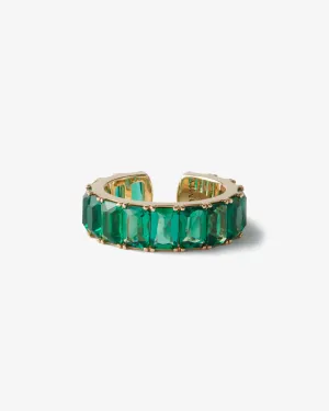 Nomis - Women's Simon Ear Cuff and Ring - (Green)
