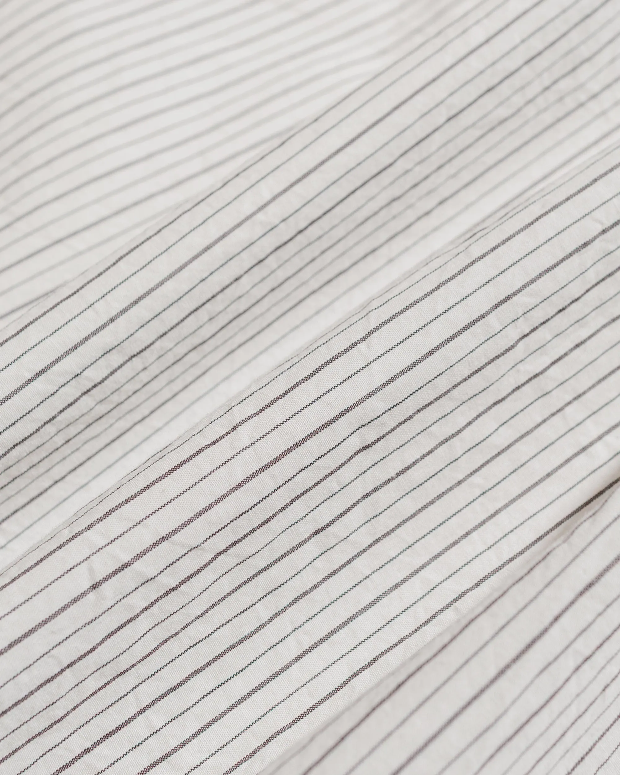 Norse Projects Mads Poplin Stripe SS Ecru