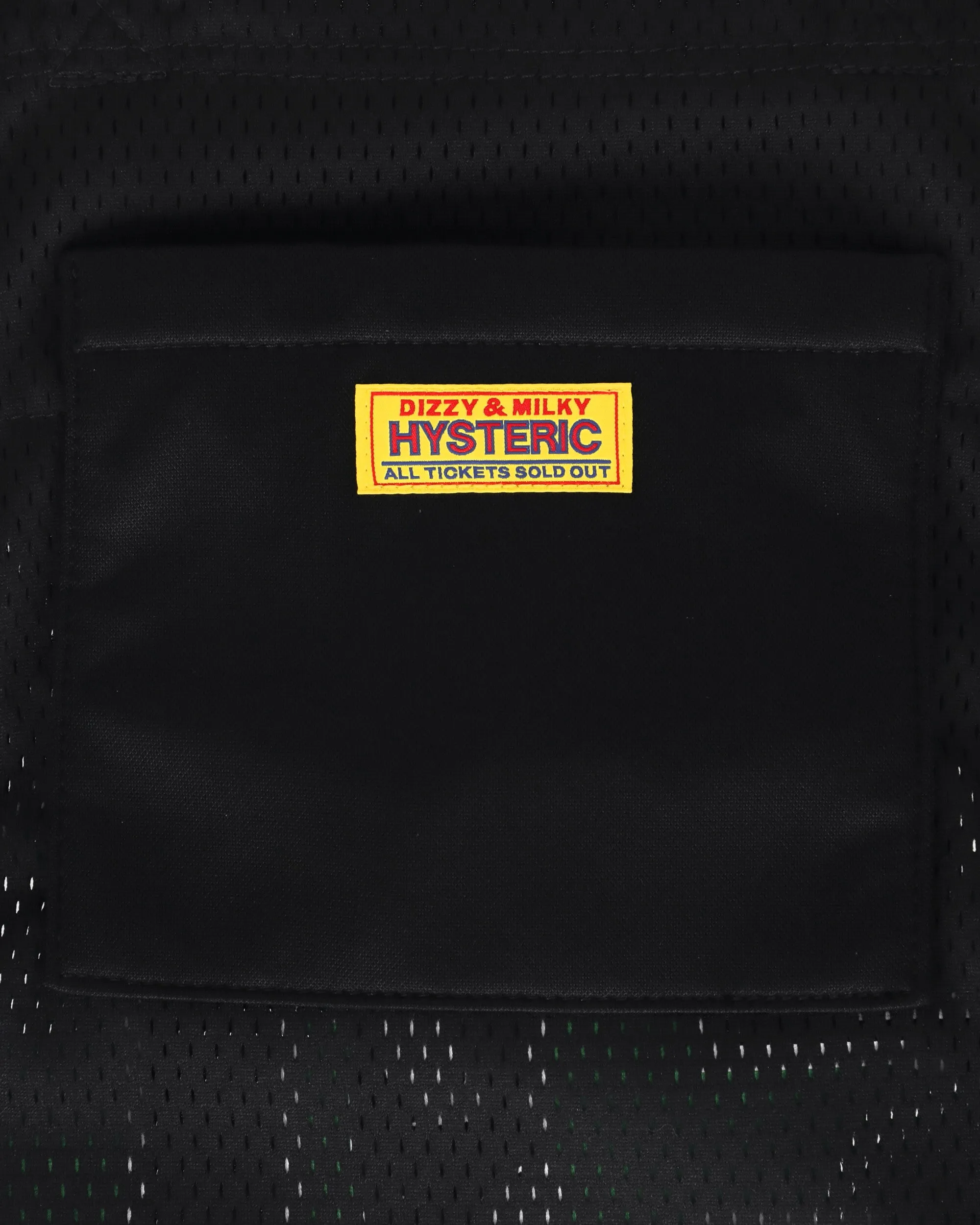 Number 6 Mesh Tote Bag Black