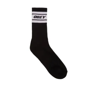 OBEY COOPER II SOCKS // BLACK/WHITE