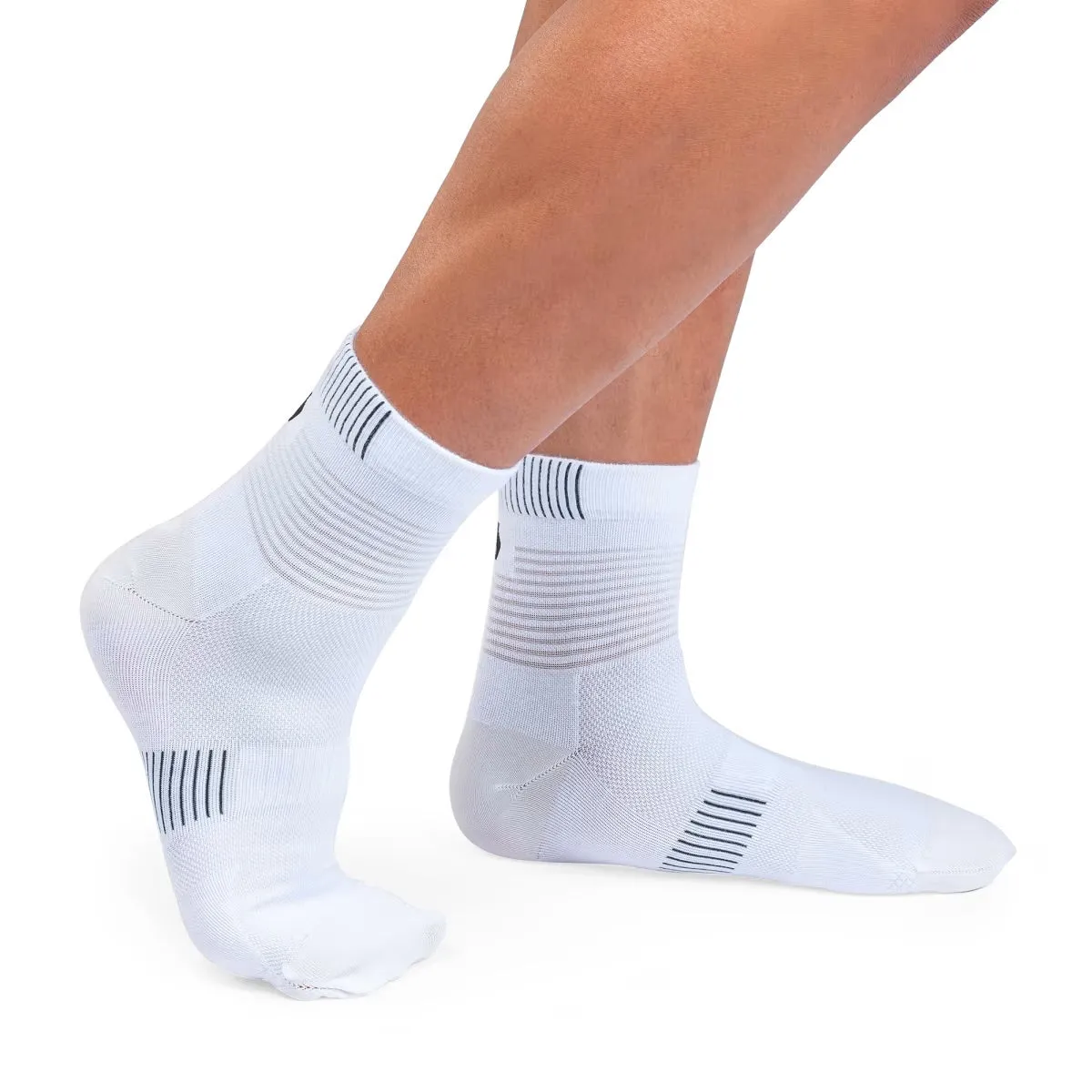 ON Performance Ultralight Mid Sock White Black