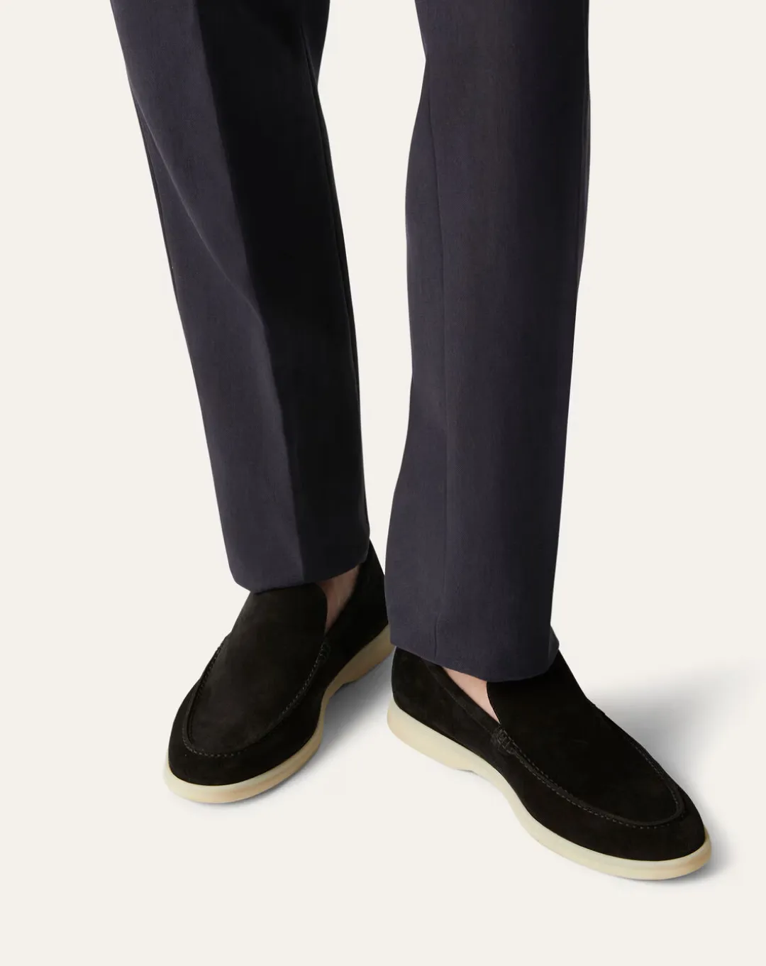 Original Loro Piana Summer Walk Loafer - Black