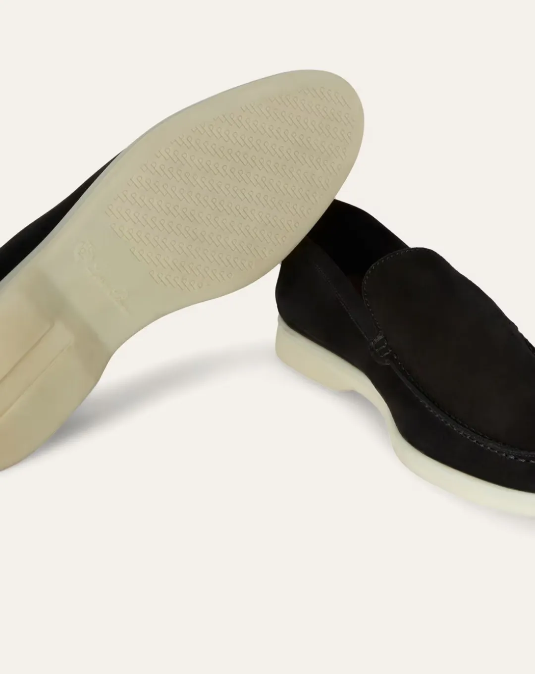 Original Loro Piana Summer Walk Loafer - Black