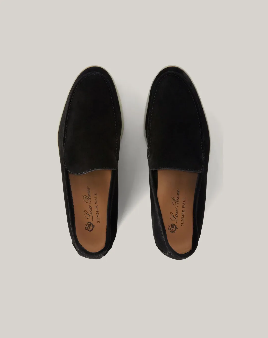 Original Loro Piana Summer Walk Loafer - Black