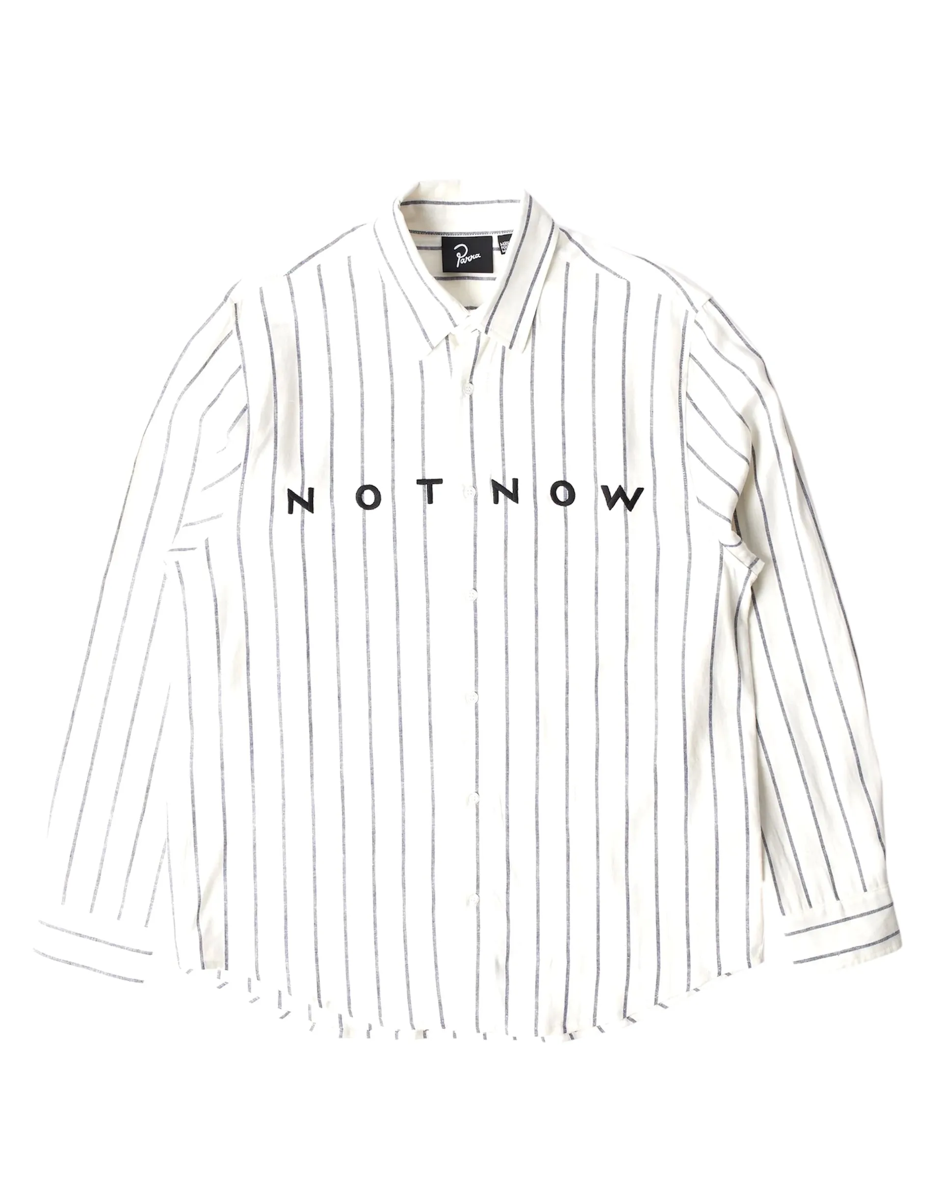 Parra Not Now Shirt L/S // White