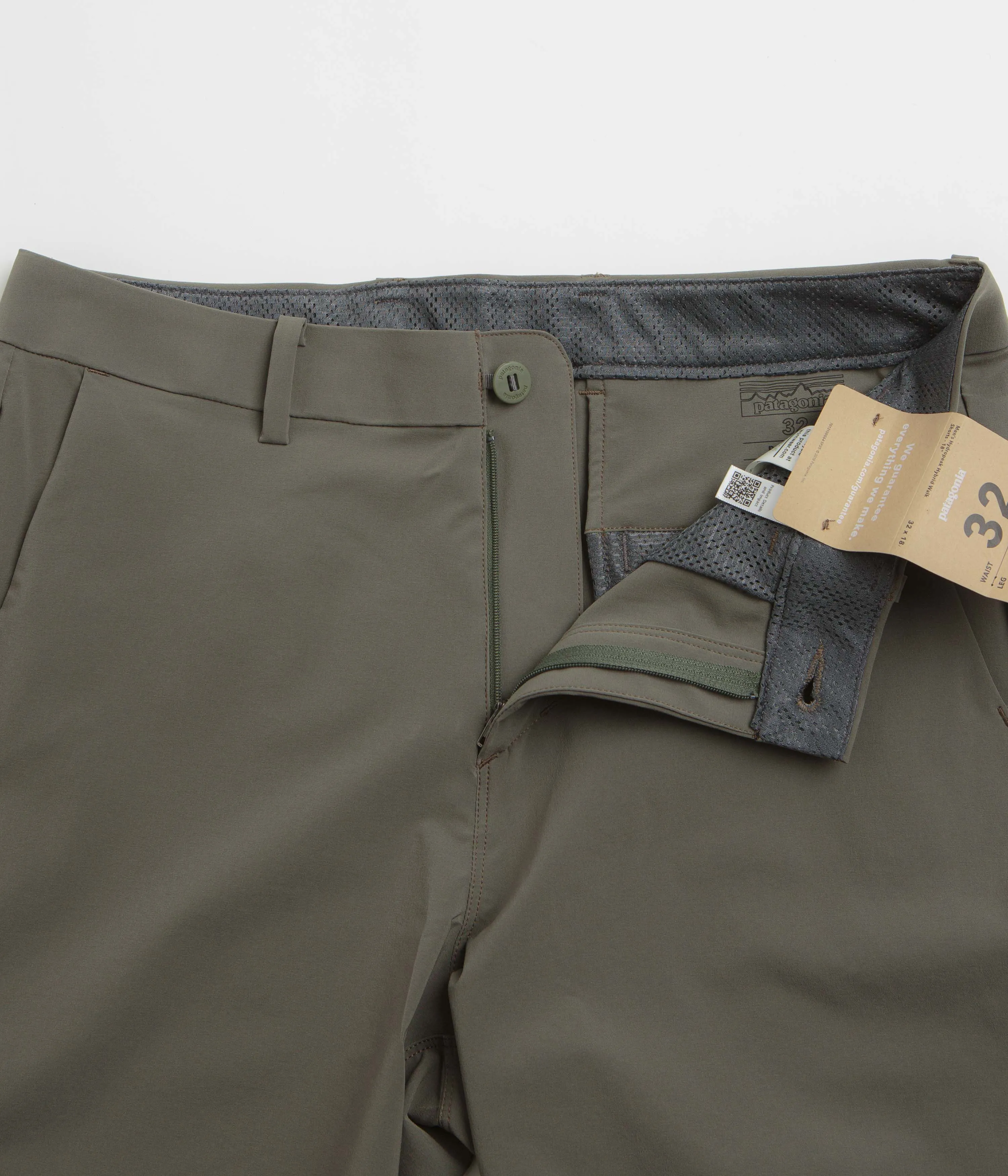 Patagonia Hydropeak Hybrid Walk 18 Shorts - Basin Green