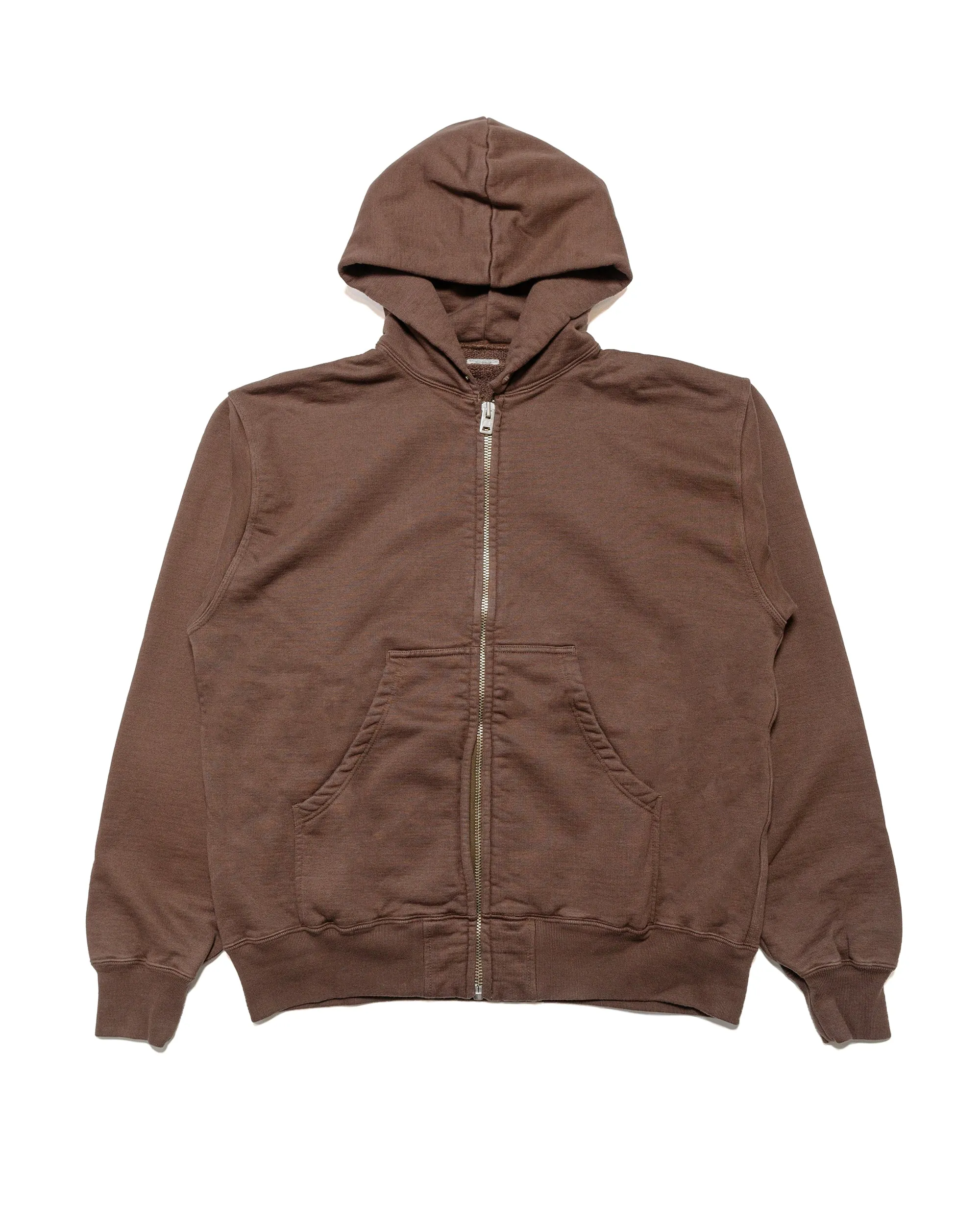 Phigvel Athletic Full Zip Hoodie Stone Brown