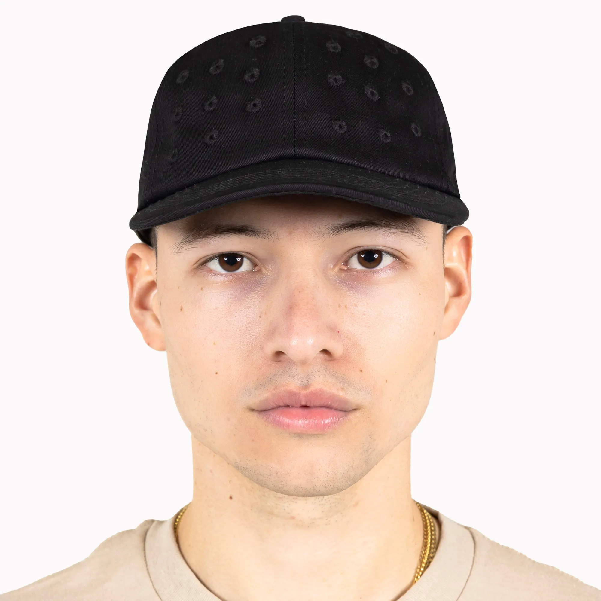 Pleasures Eyelet Snapback Black