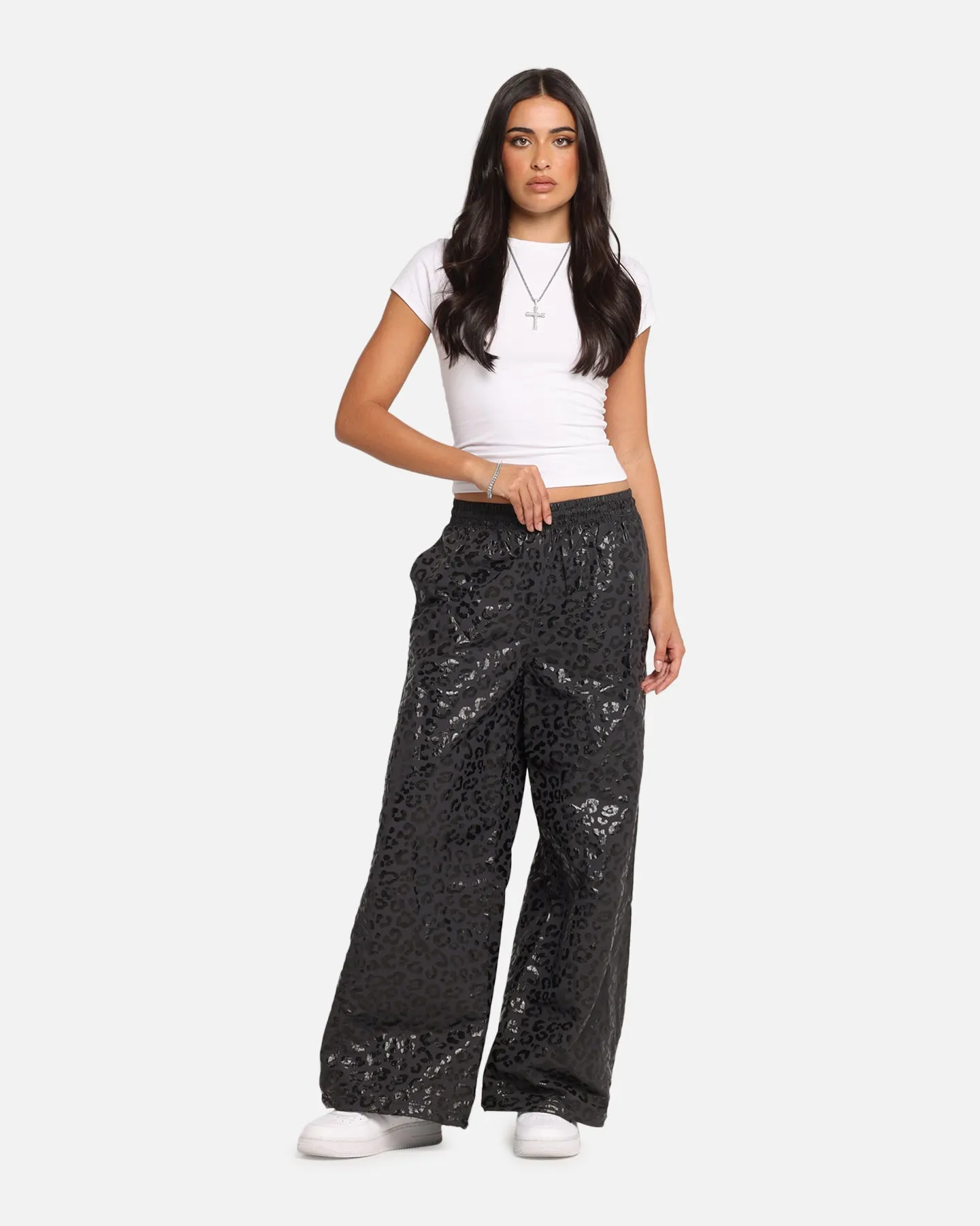 Reebok X Angel Reese Women's Hoop Pants Washed Black