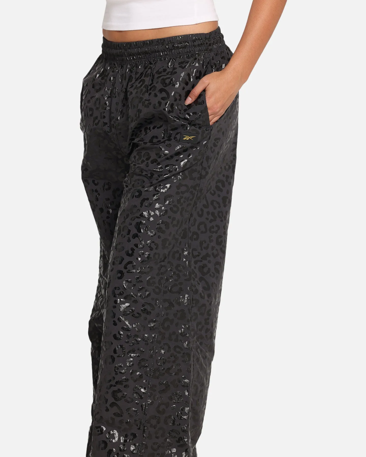 Reebok X Angel Reese Women's Hoop Pants Washed Black