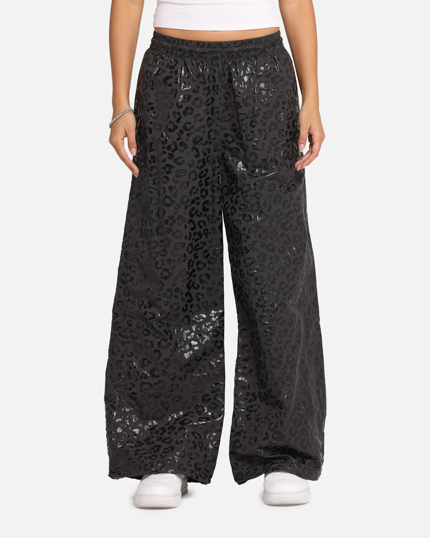 Reebok X Angel Reese Women's Hoop Pants Washed Black