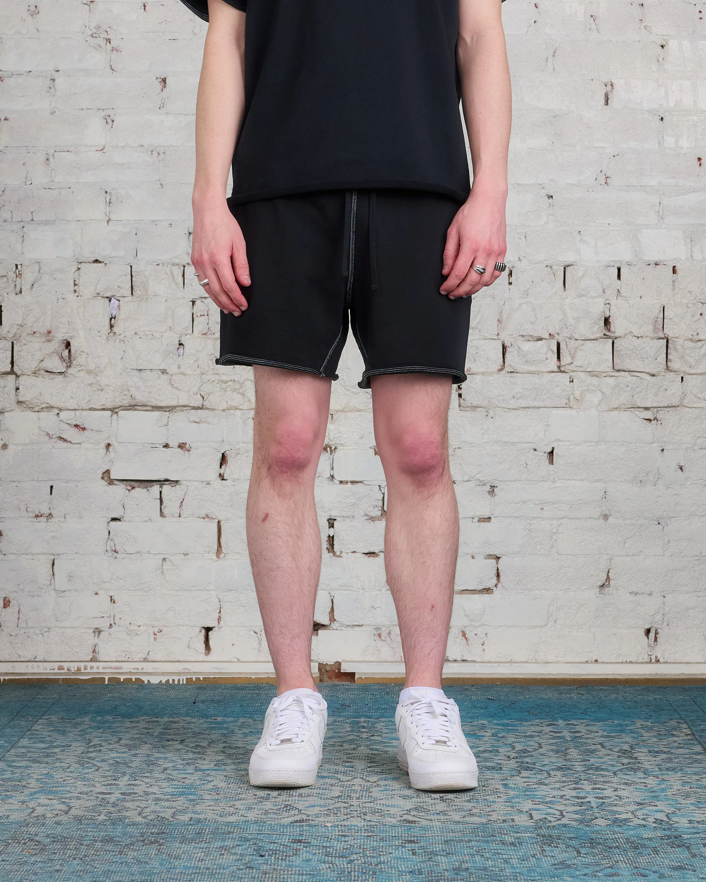 Reigning Champ Lightweight Terry Cut-Off Short Black