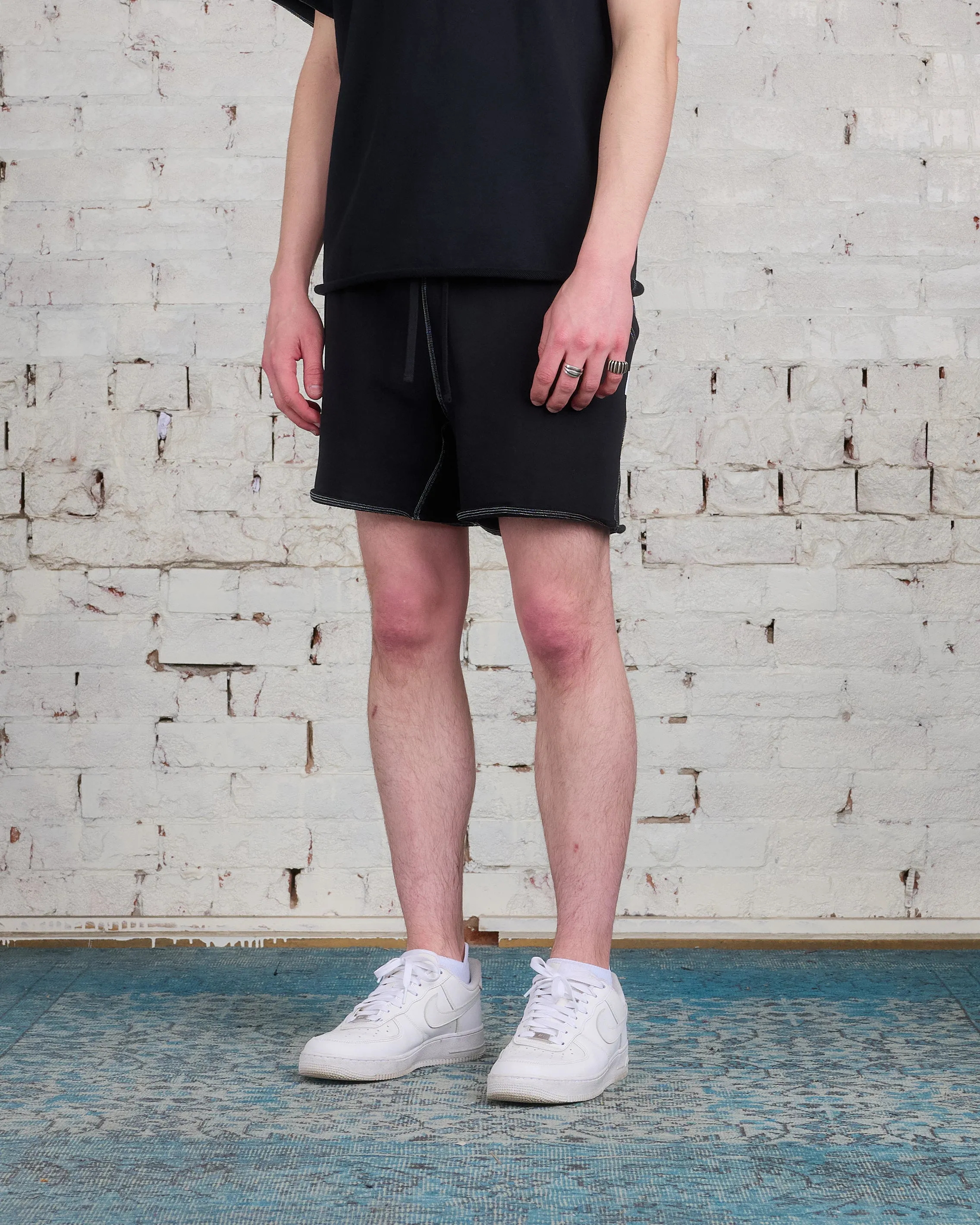 Reigning Champ Lightweight Terry Cut-Off Short Black