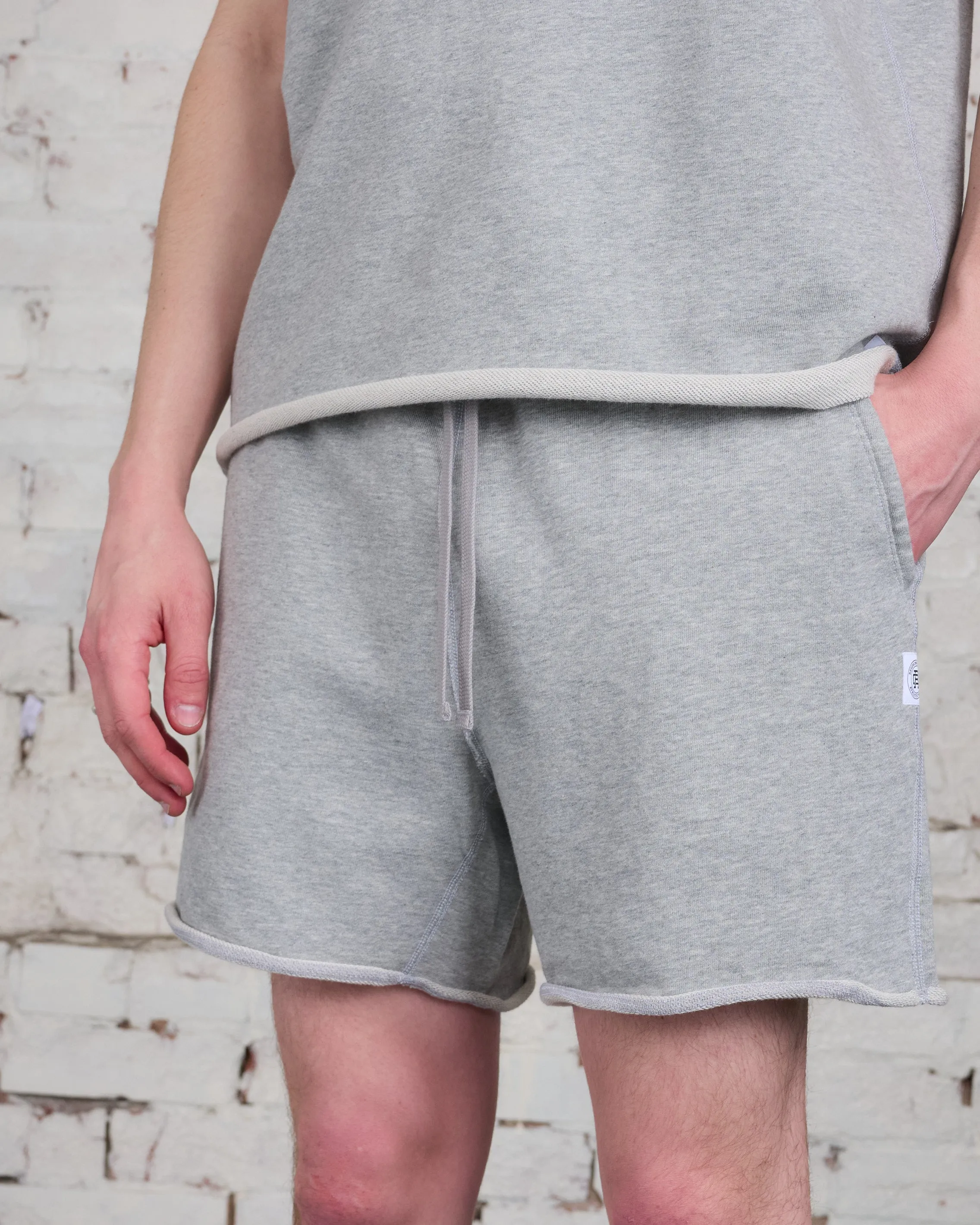 Reigning Champ Lightweight Terry Cut-Off Short H.Grey