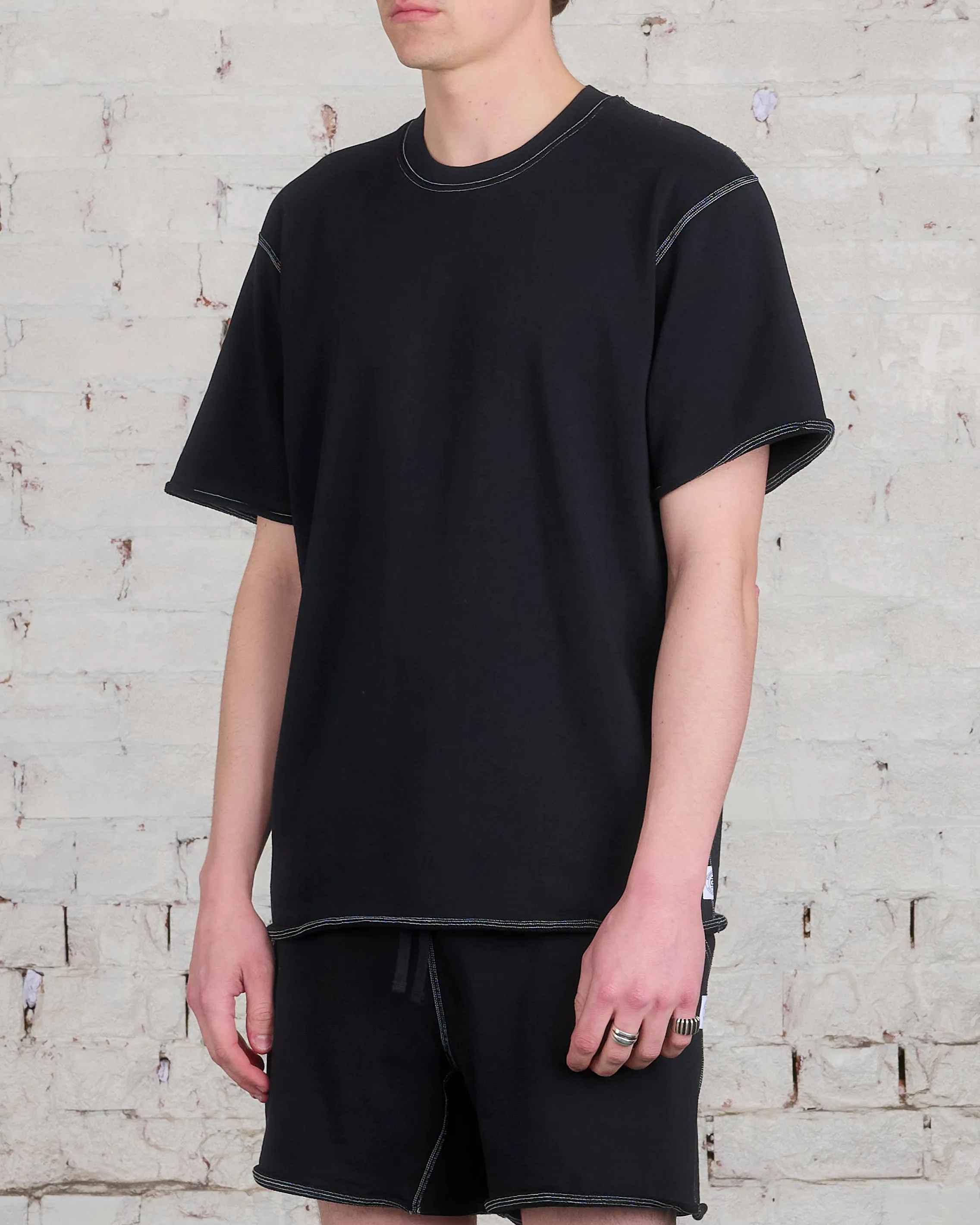 Reigning Champ Lightweight Terry Cut-Off T-Shirt Black
