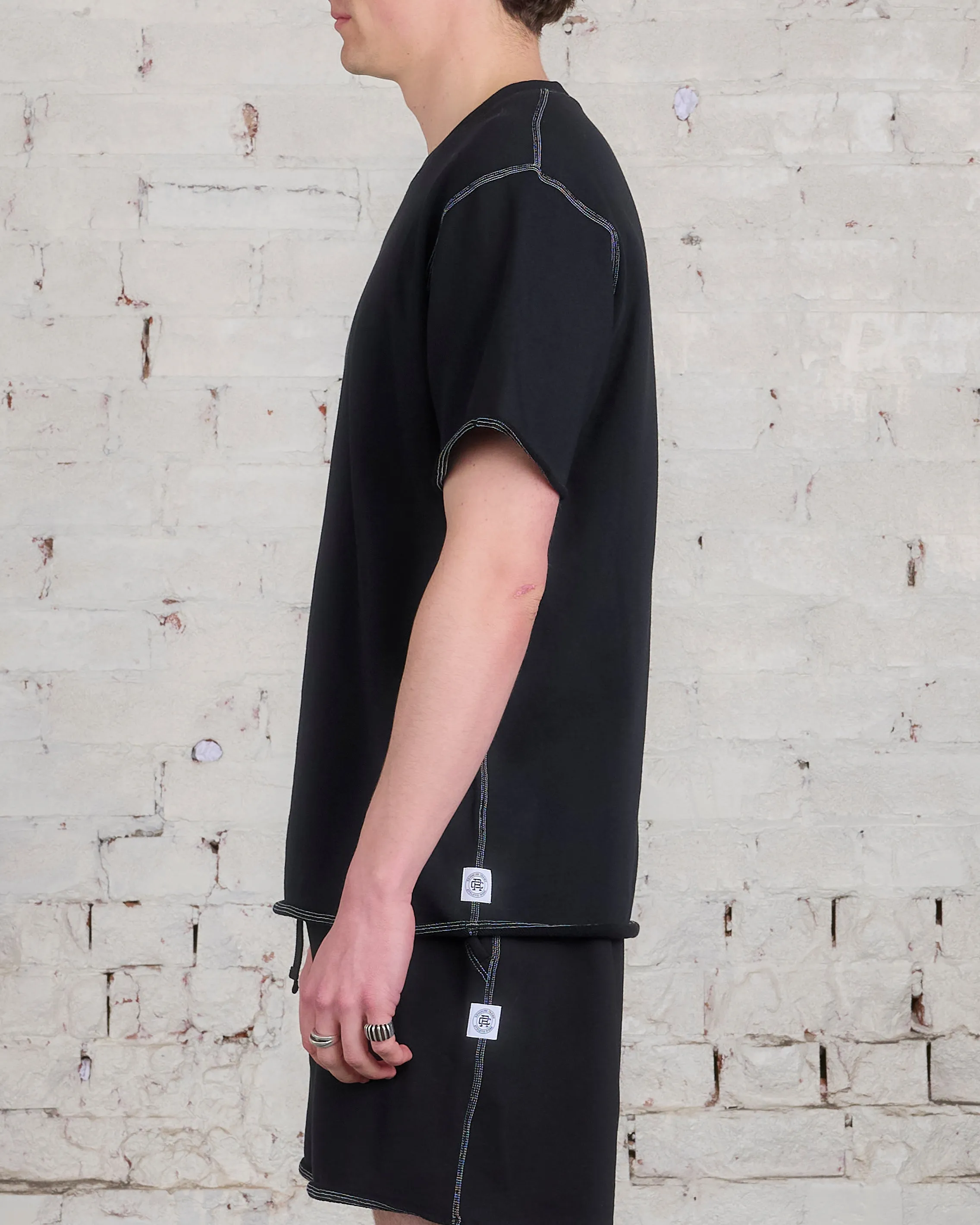 Reigning Champ Lightweight Terry Cut-Off T-Shirt Black
