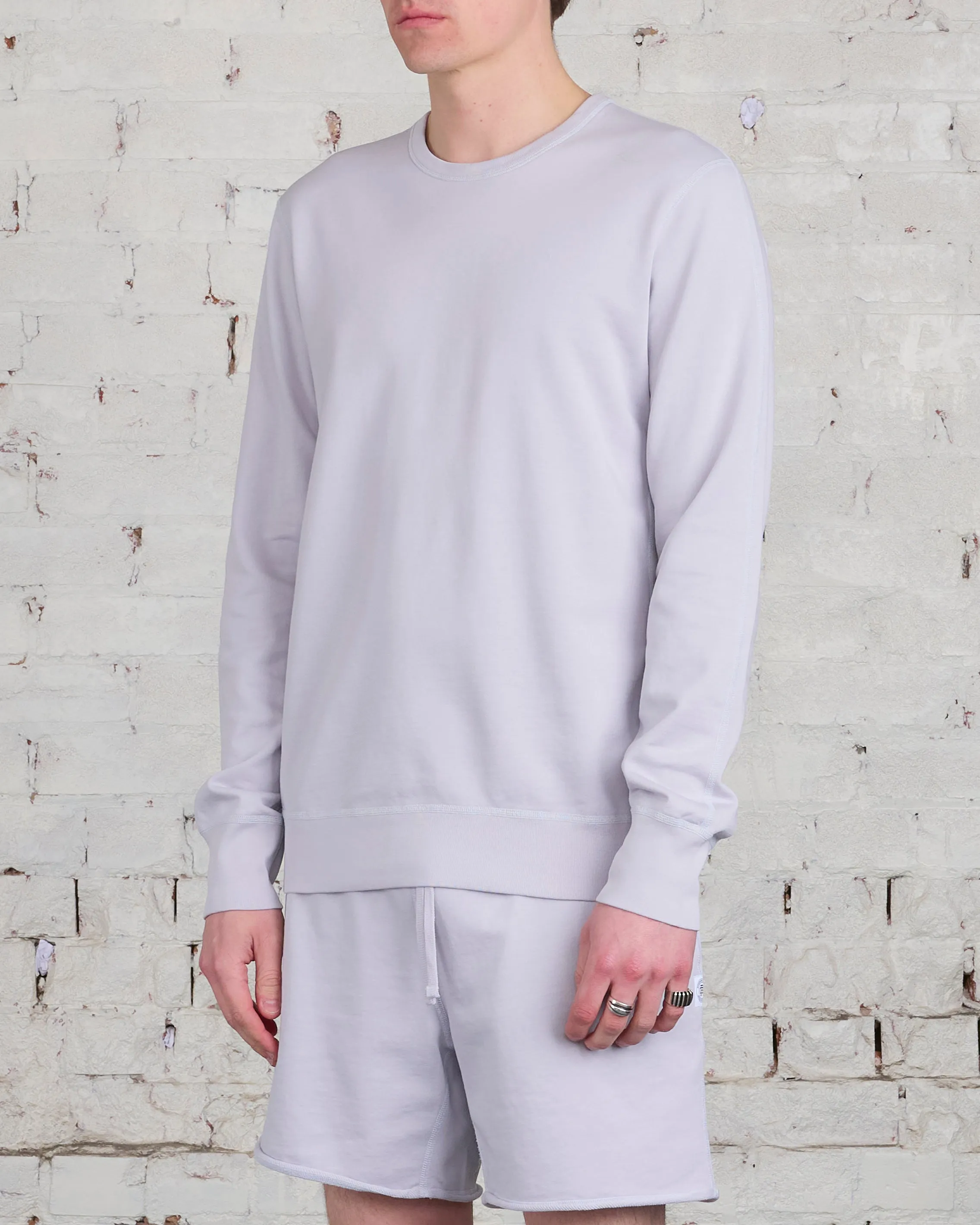 Reigning Champ Lightweight Terry Slim Terry Crewneck Taro