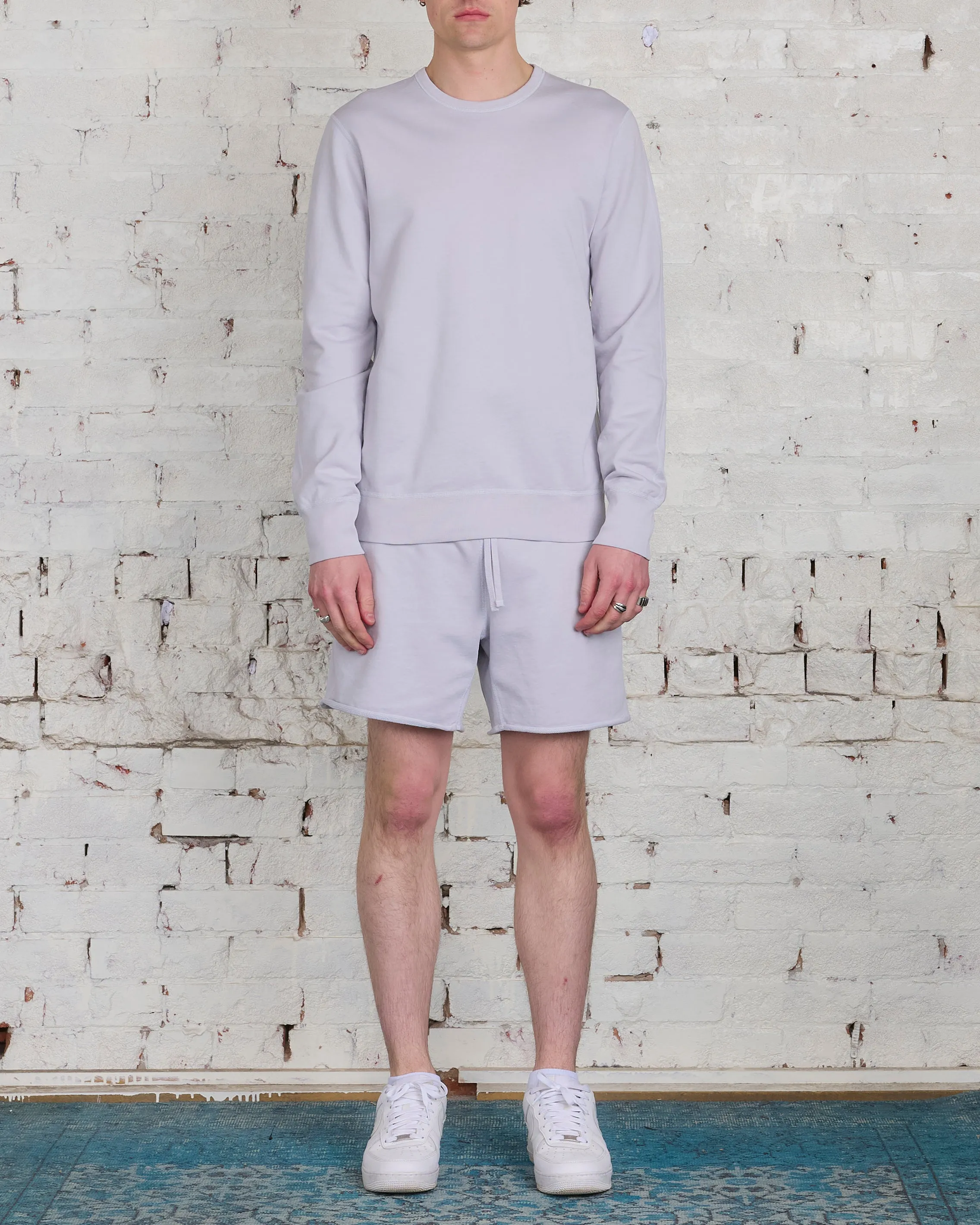 Reigning Champ Lightweight Terry Slim Terry Crewneck Taro