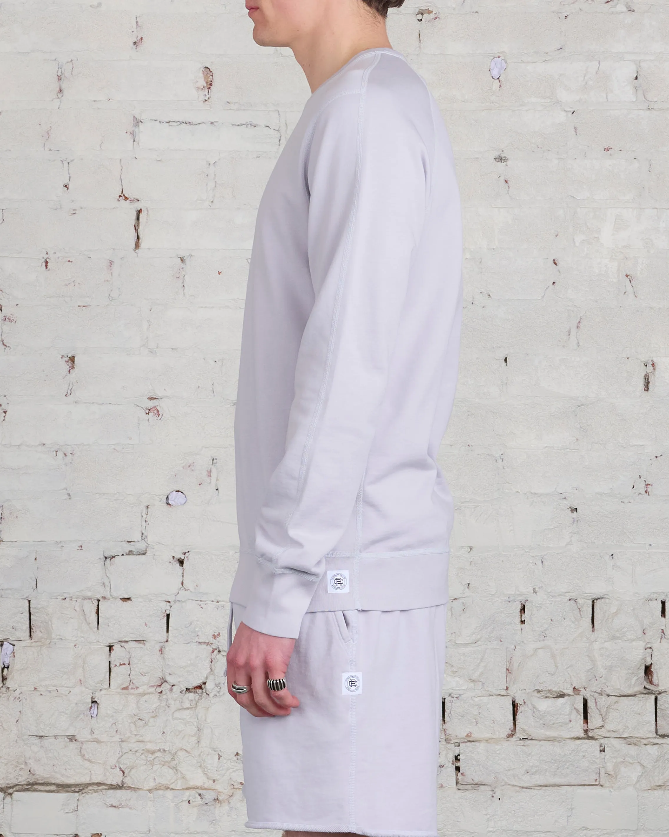 Reigning Champ Lightweight Terry Slim Terry Crewneck Taro