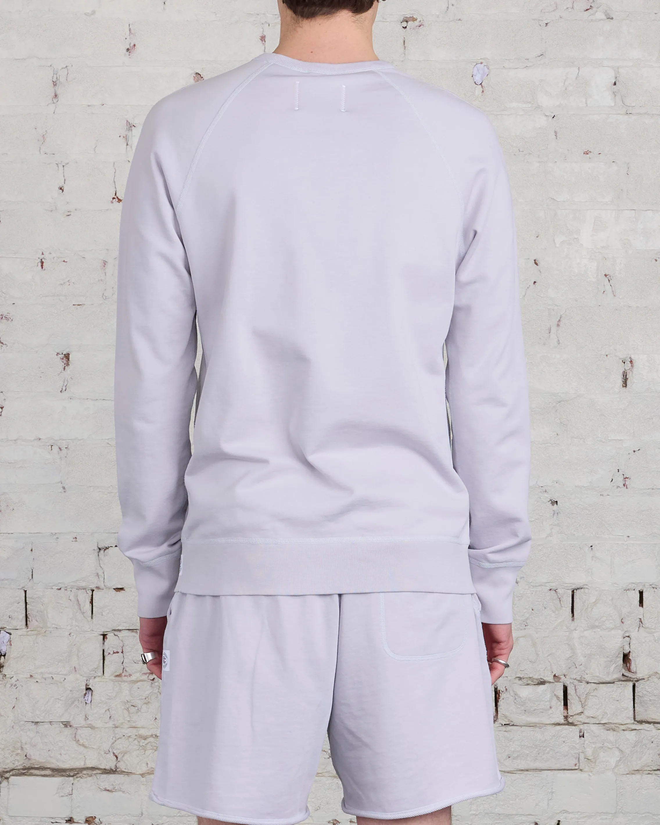 Reigning Champ Lightweight Terry Slim Terry Crewneck Taro