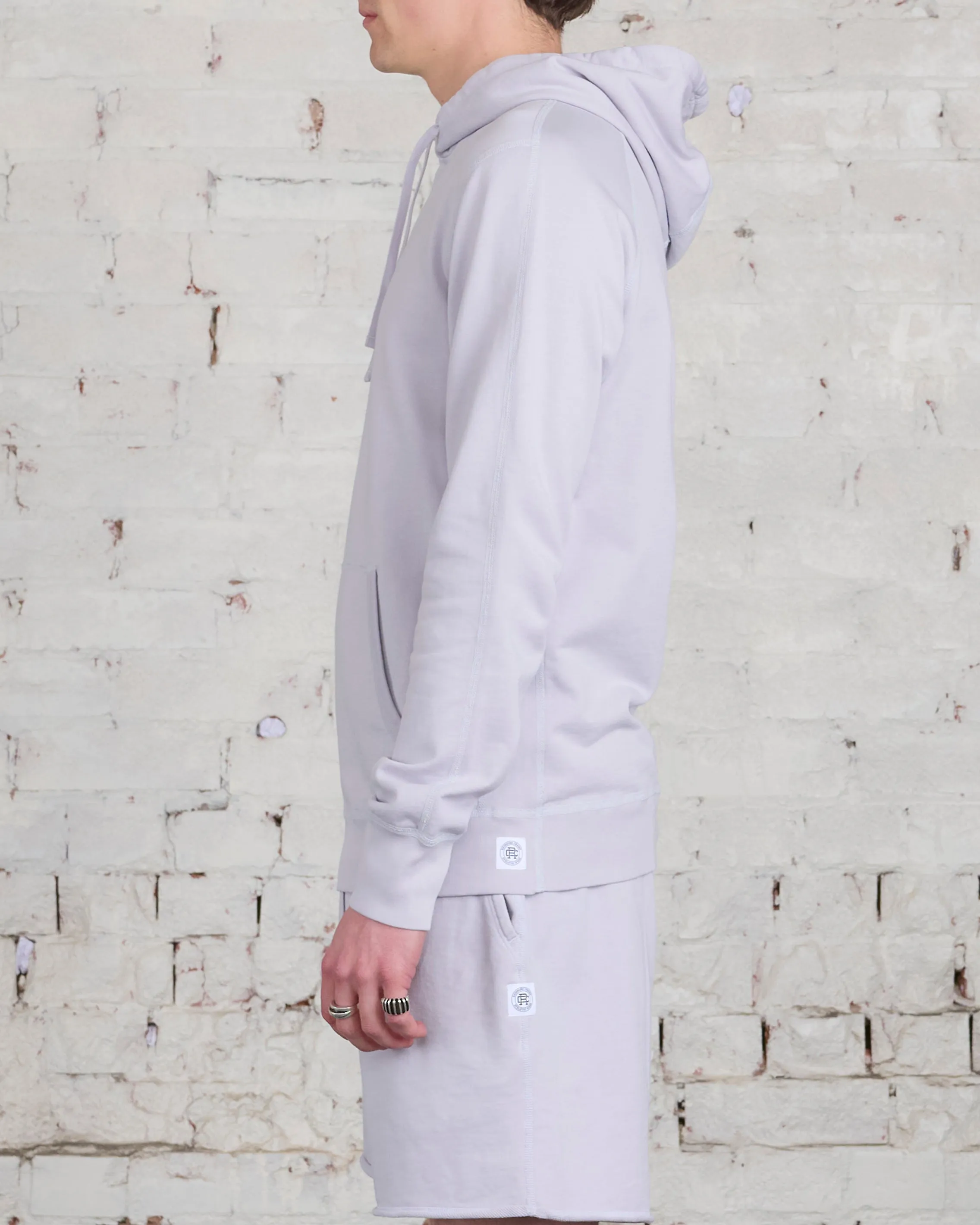 Reigning Champ Lightweight Terry Slim Terry Hooded Sweatshirt Taro