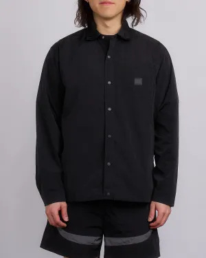 Reigning Champ Textured Nylon Uniform Shirt Black