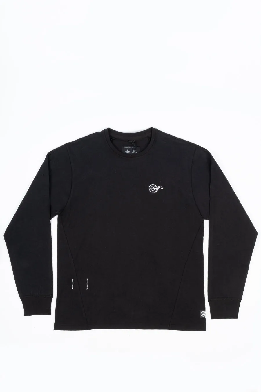 REIGNING CHAMP X JIDE OSIFESO HEAVY JERSEY NOTE LONG SLEEVE BLACK