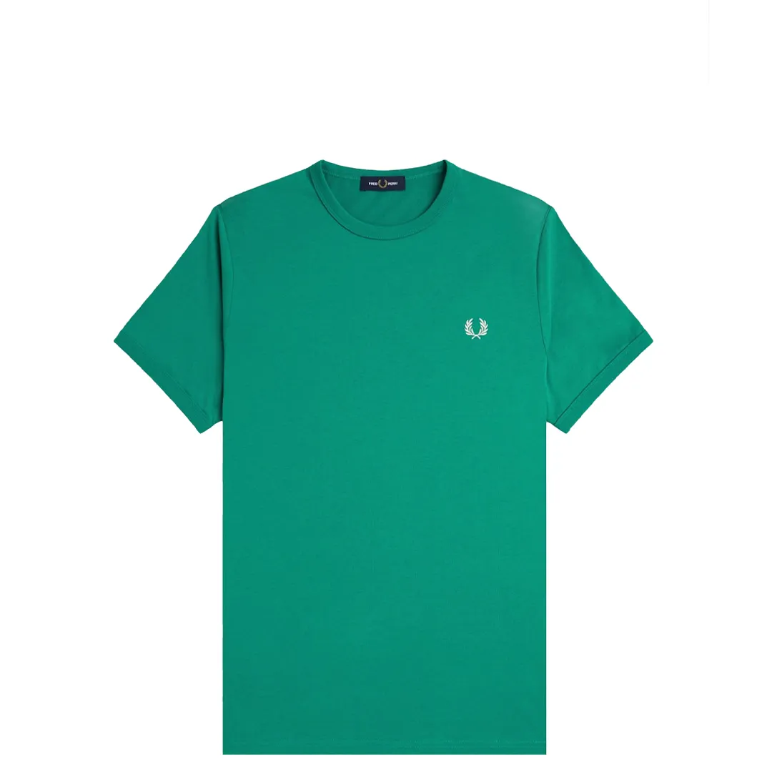 RINGER T-SHIRT LABEL GREEN